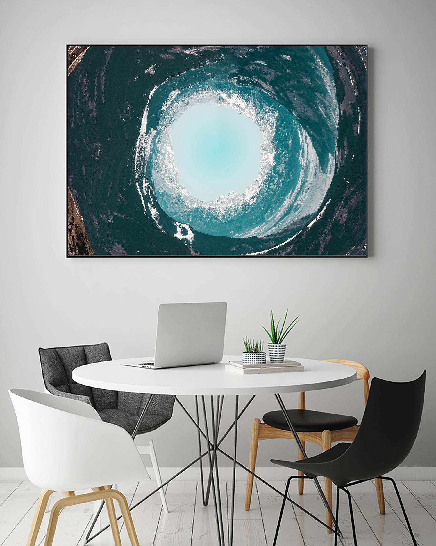 High tide illusion by Pexels on GIANT ART - white photo art