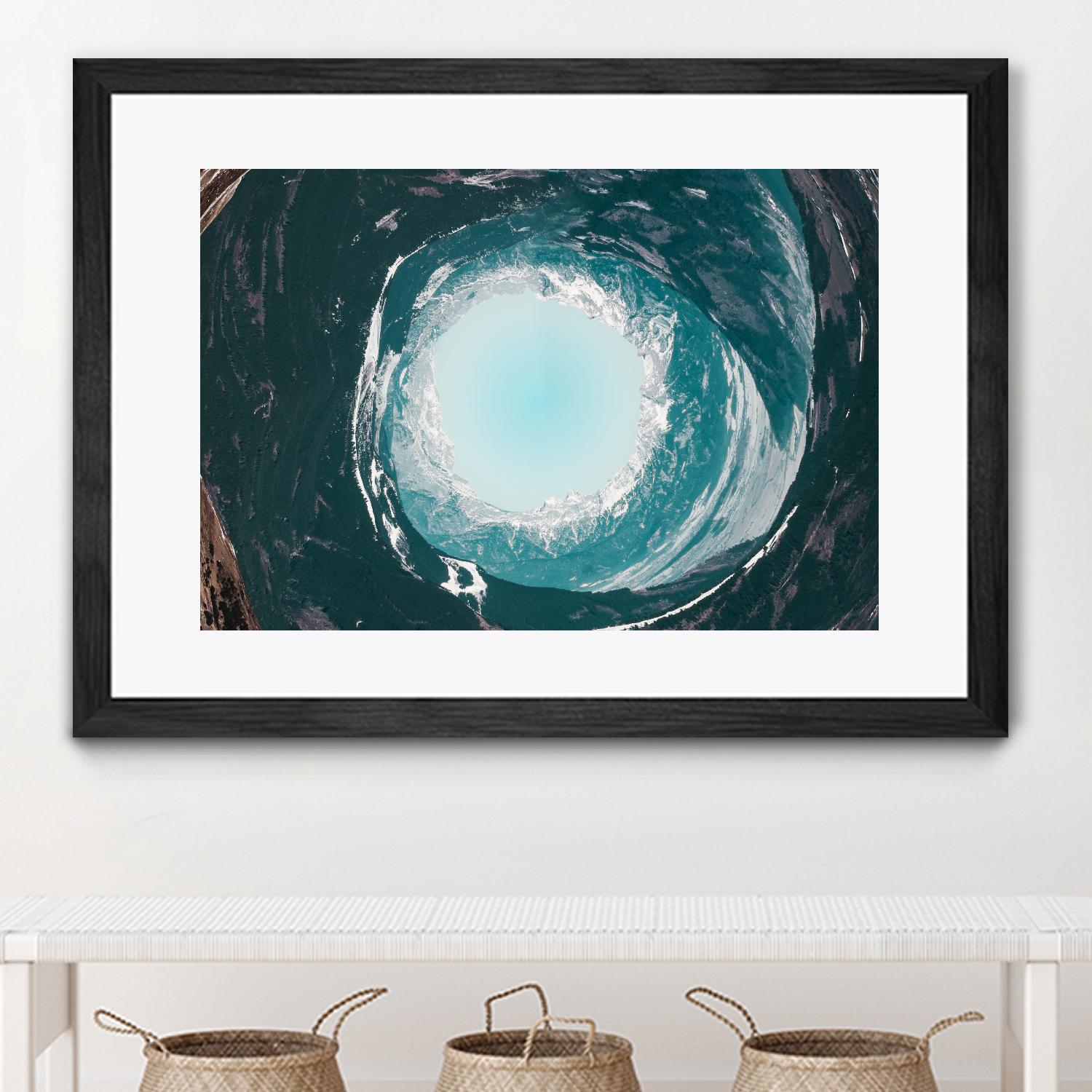 High tide illusion by Pexels on GIANT ART - white photo art