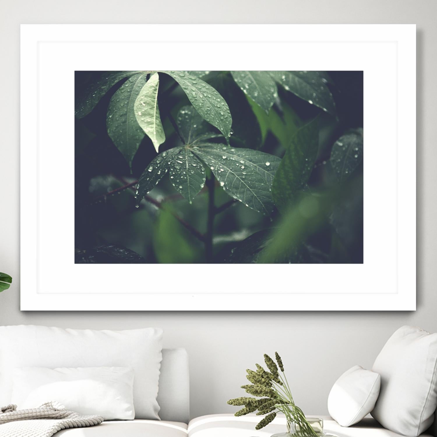 Leaves by Pexels on GIANT ART - black botany