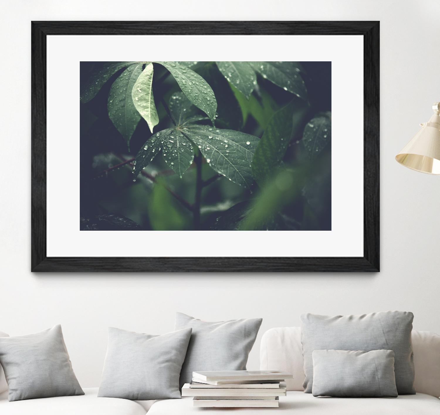 Leaves by Pexels on GIANT ART - black botany