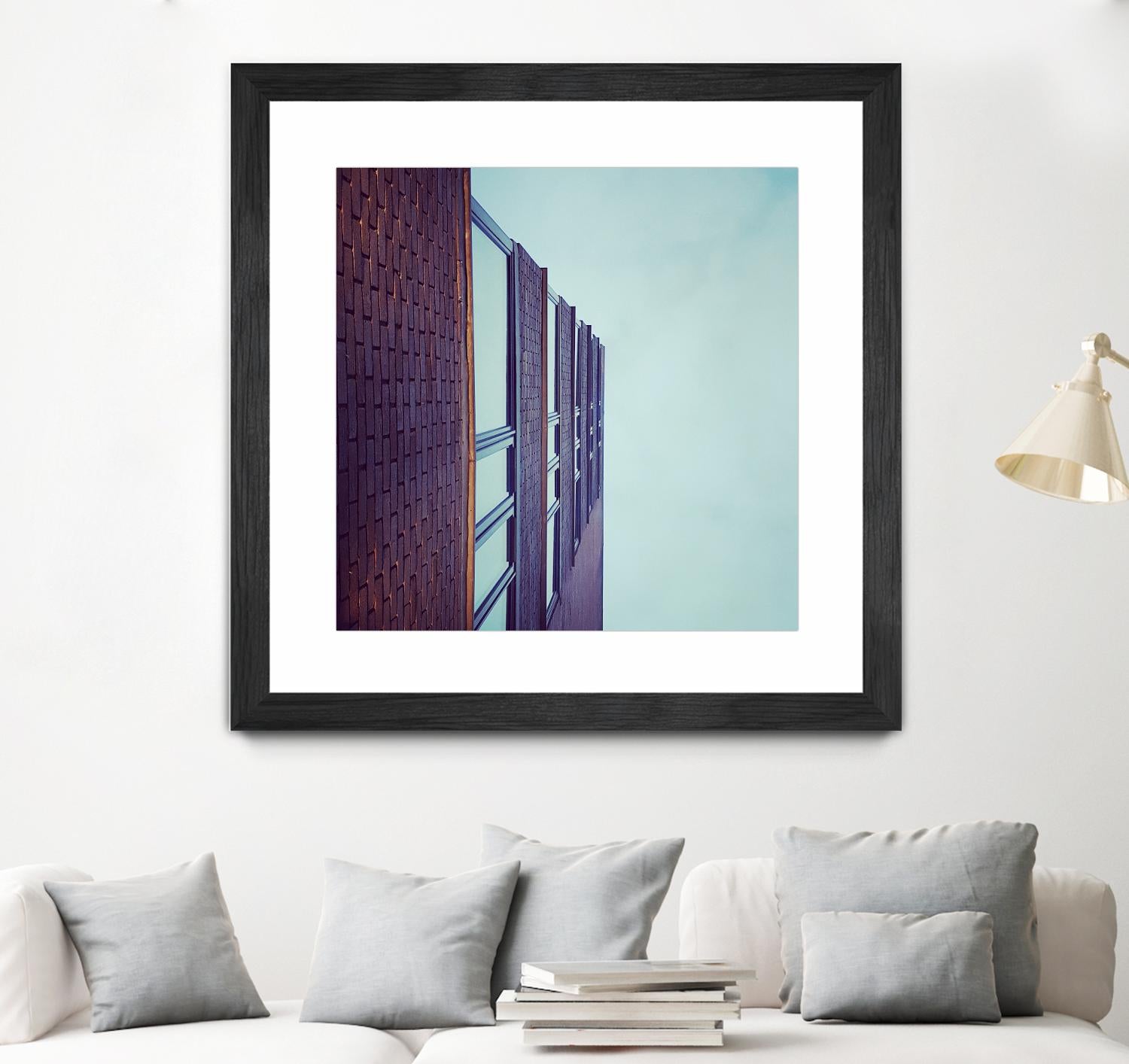 Façade V by Pexels on GIANT ART - blue architectural