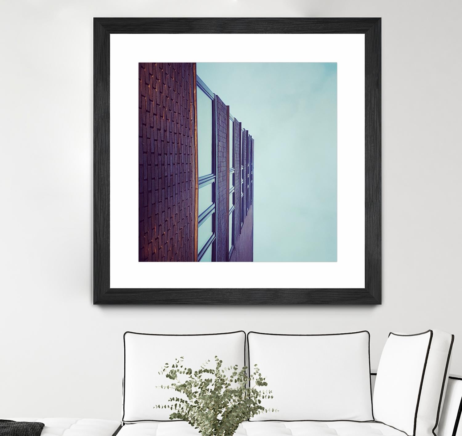 Façade V by Pexels on GIANT ART - blue architectural