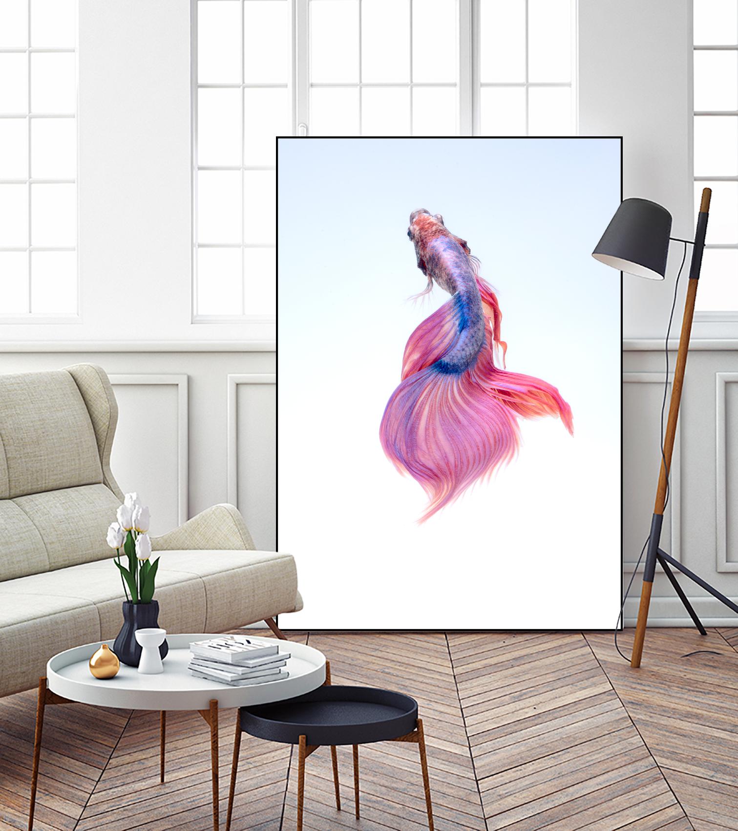 Pretty by Pexels on GIANT ART - blue animals