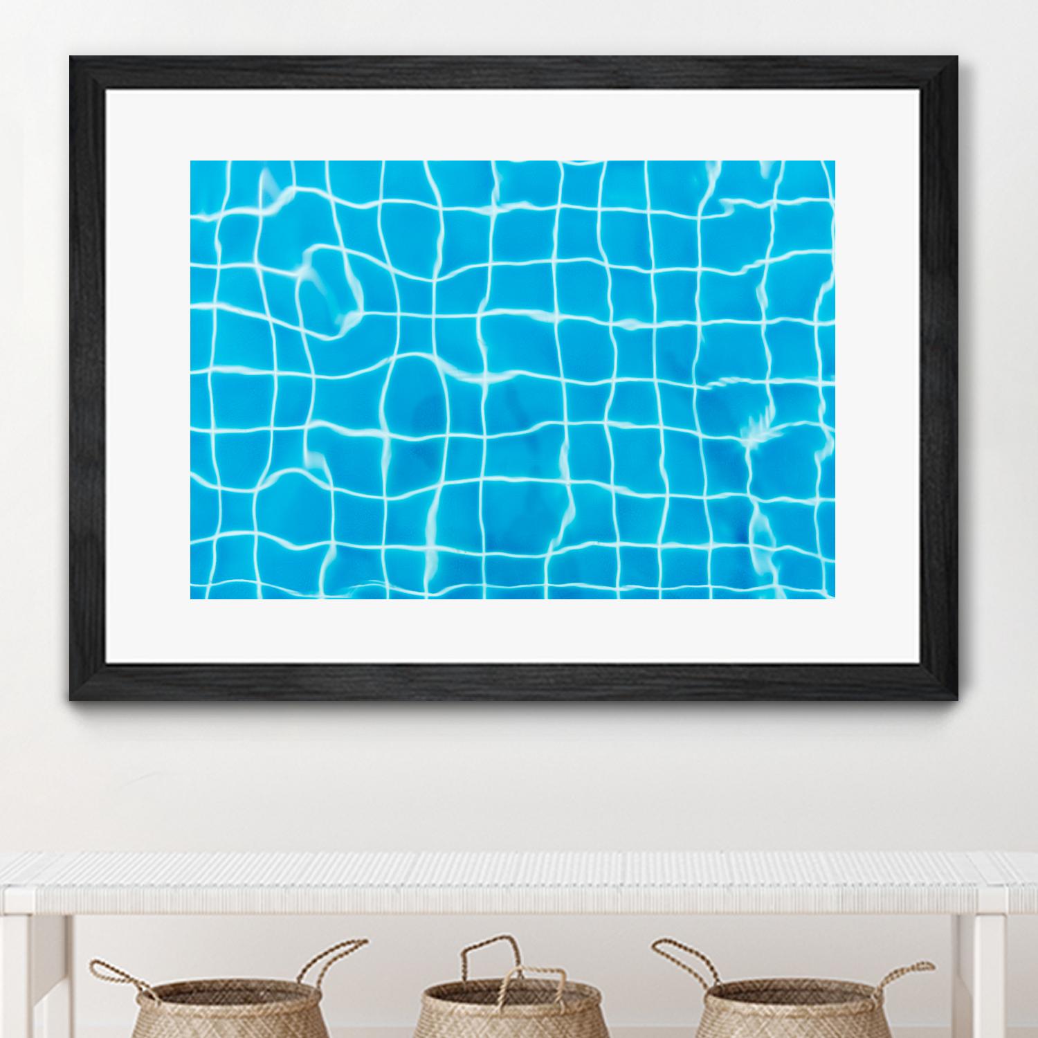 Pool lines by Pexels on GIANT ART - white leisure pool