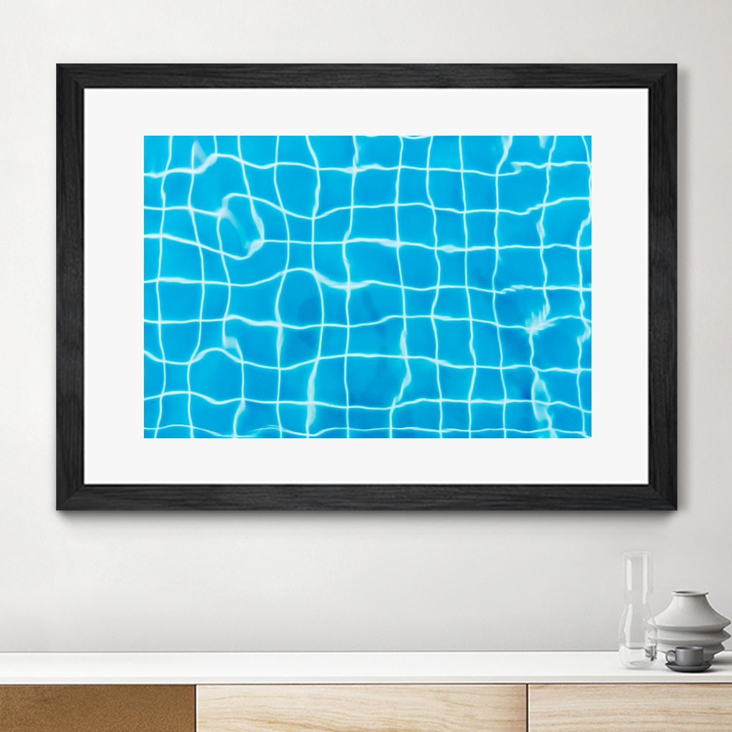 Pool lines by Pexels on GIANT ART - white leisure pool