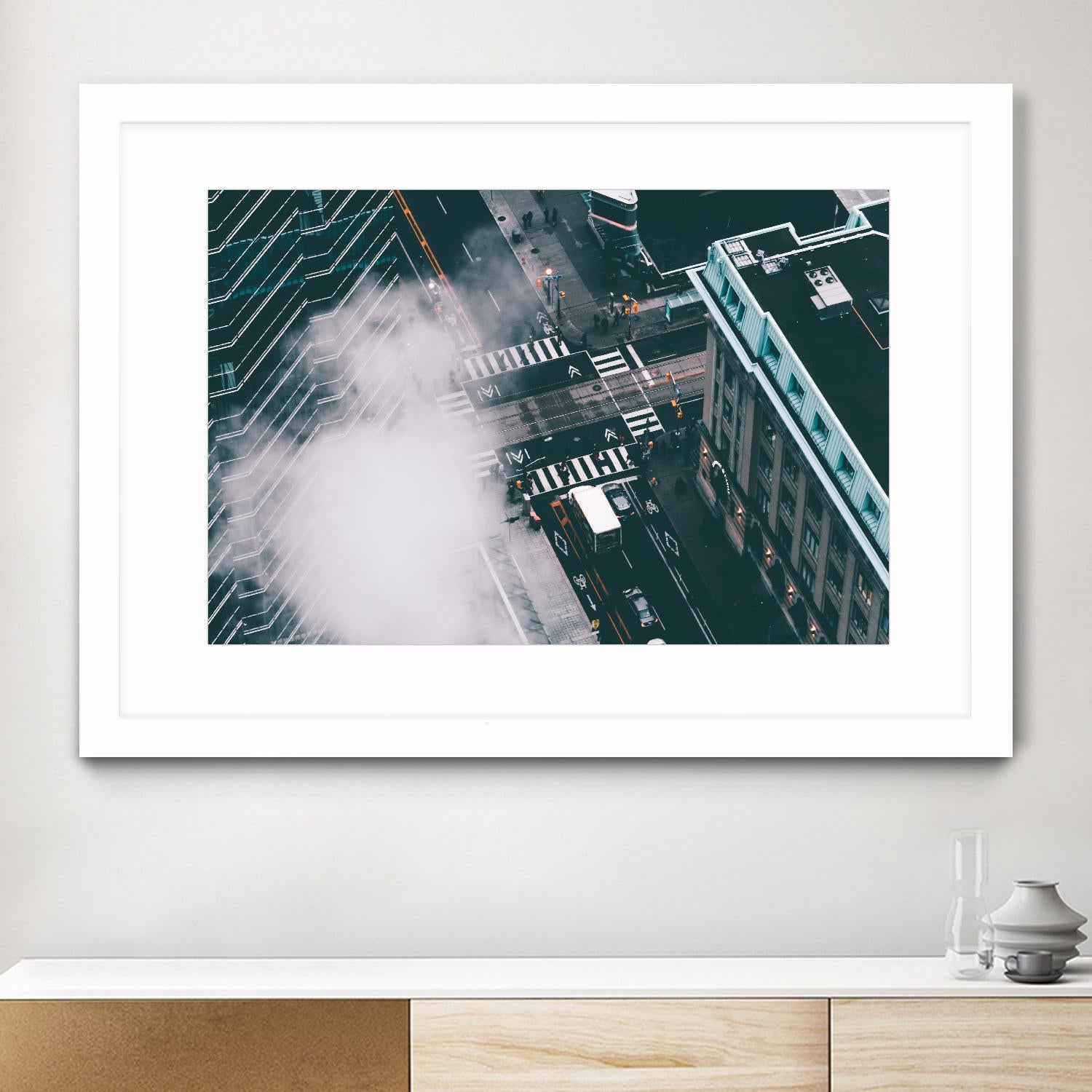 The street by Pexels on GIANT ART - white city scene