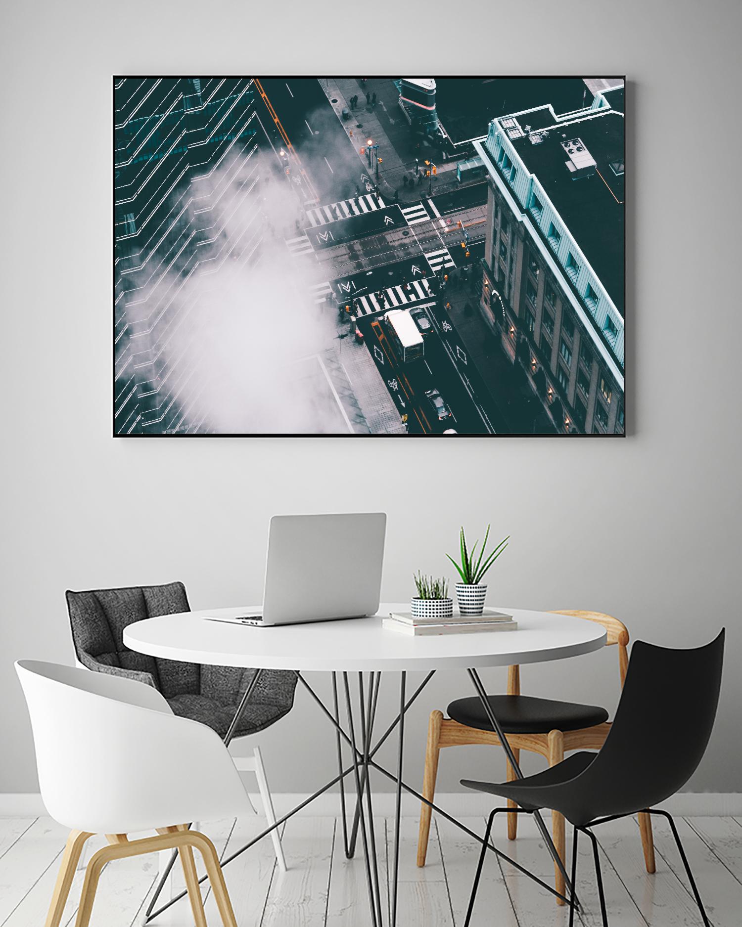 The street by Pexels on GIANT ART - white city scene