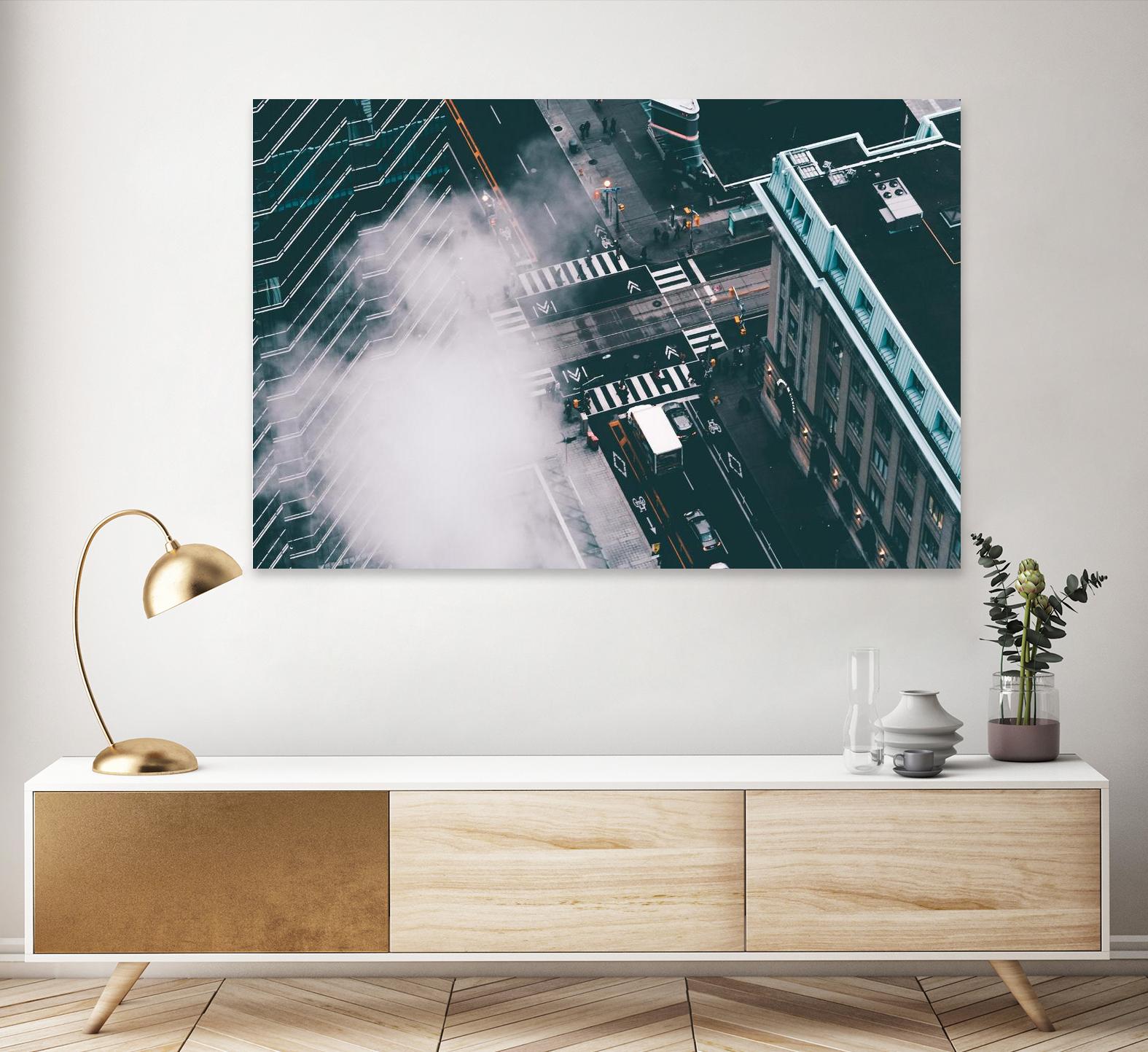 The street by Pexels on GIANT ART - white city scene