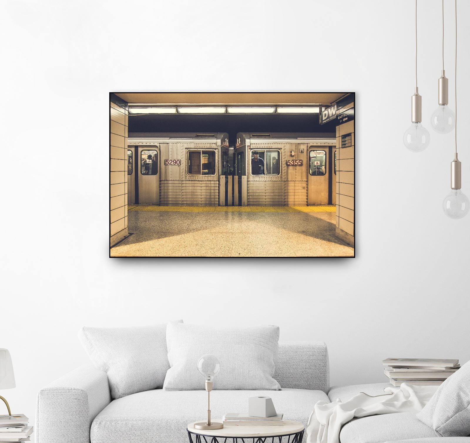 Metro by Pexels on GIANT ART - silver everyday life