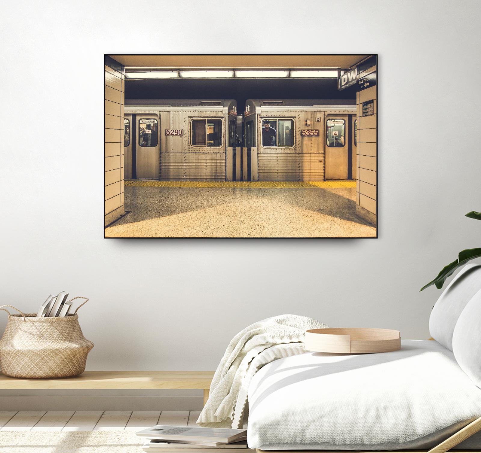 Metro by Pexels on GIANT ART - silver everyday life