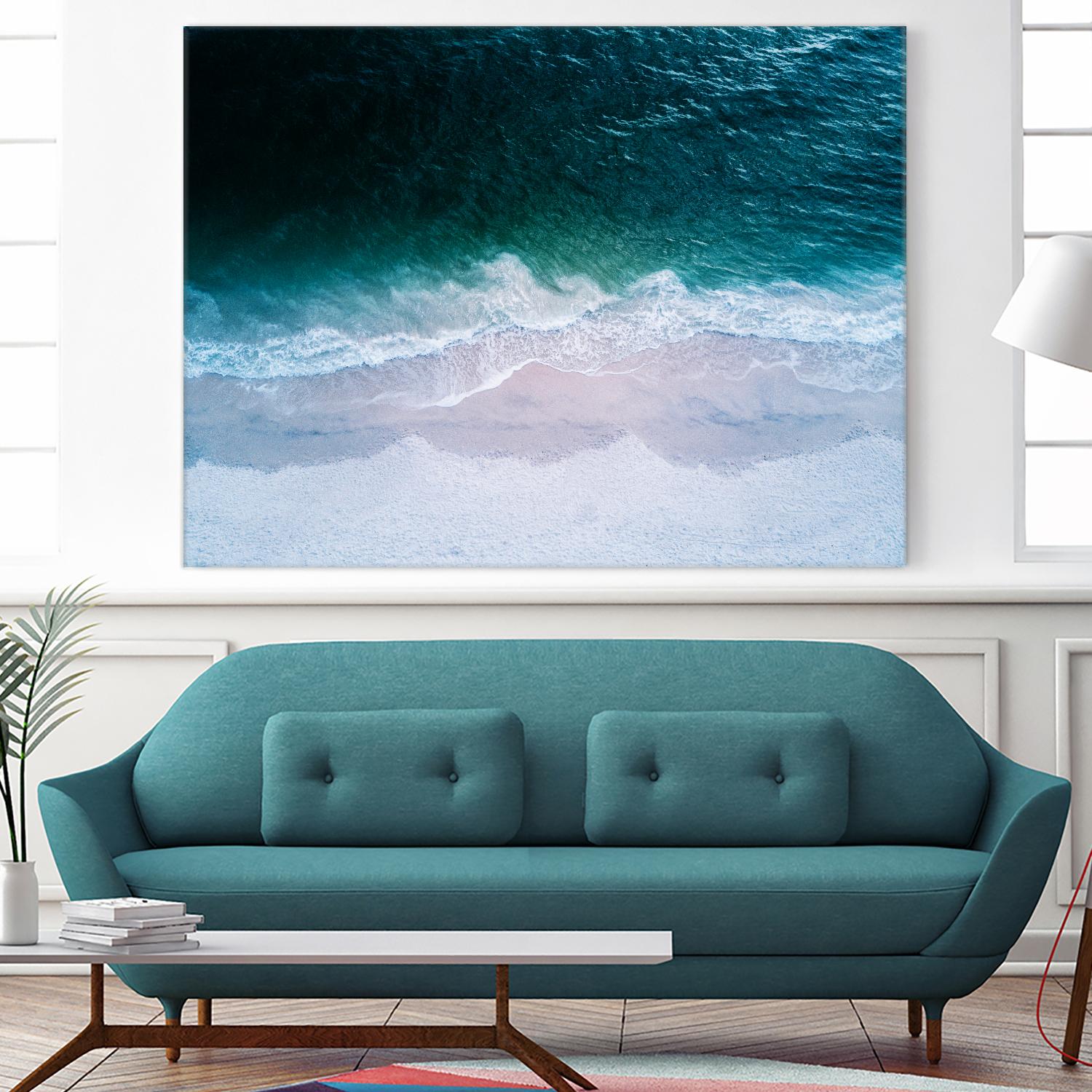 High tide by Pexels on GIANT ART - beige sea scene