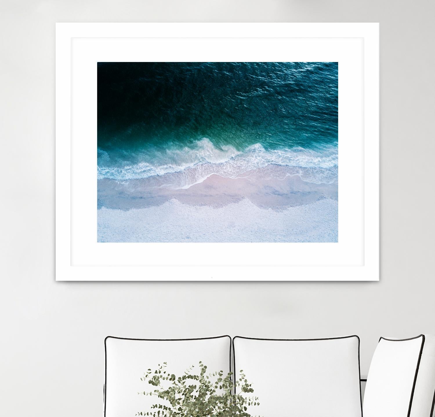 High tide by Pexels on GIANT ART - beige sea scene