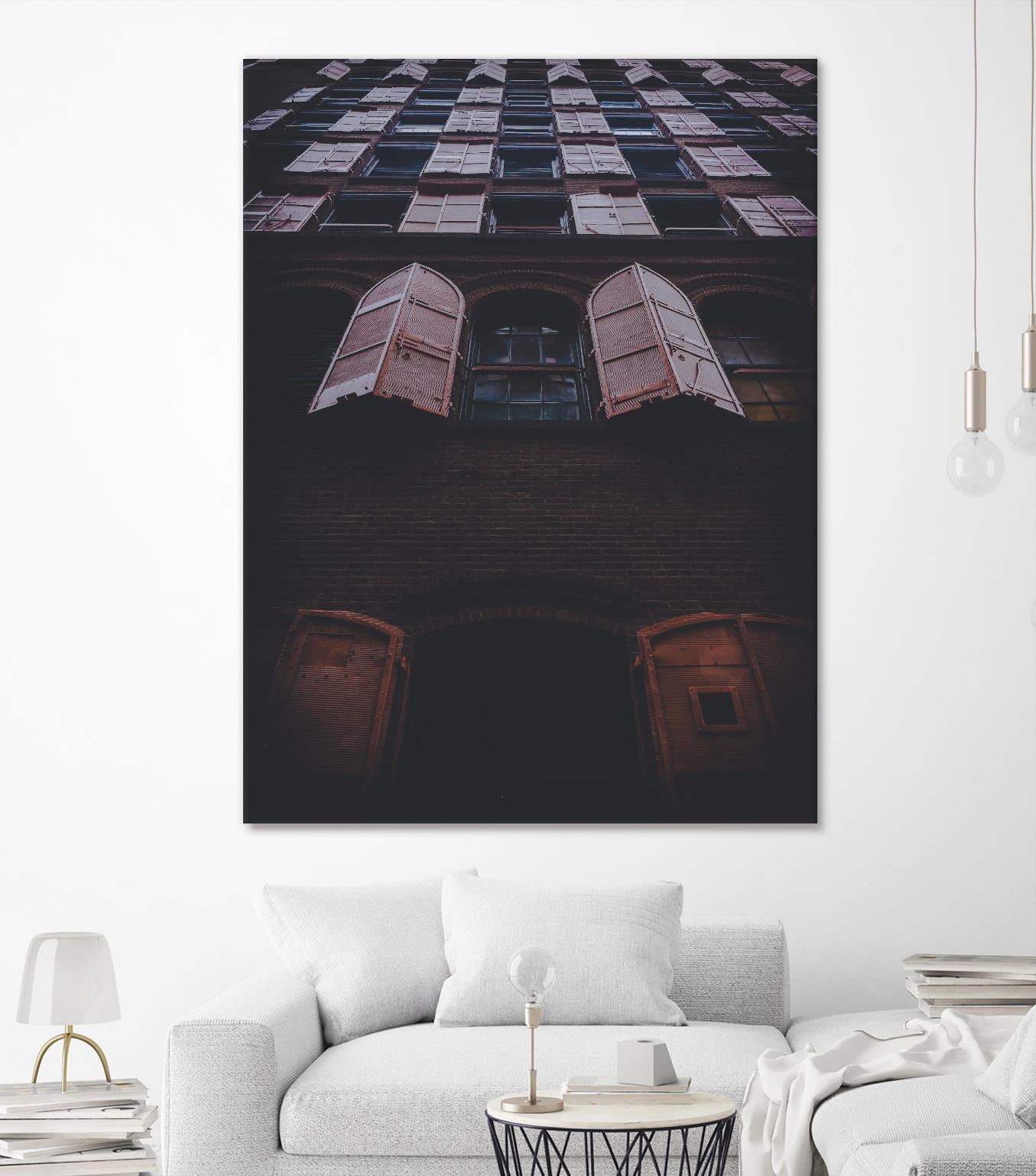 Windows IV by Pexels on GIANT ART - black architectural