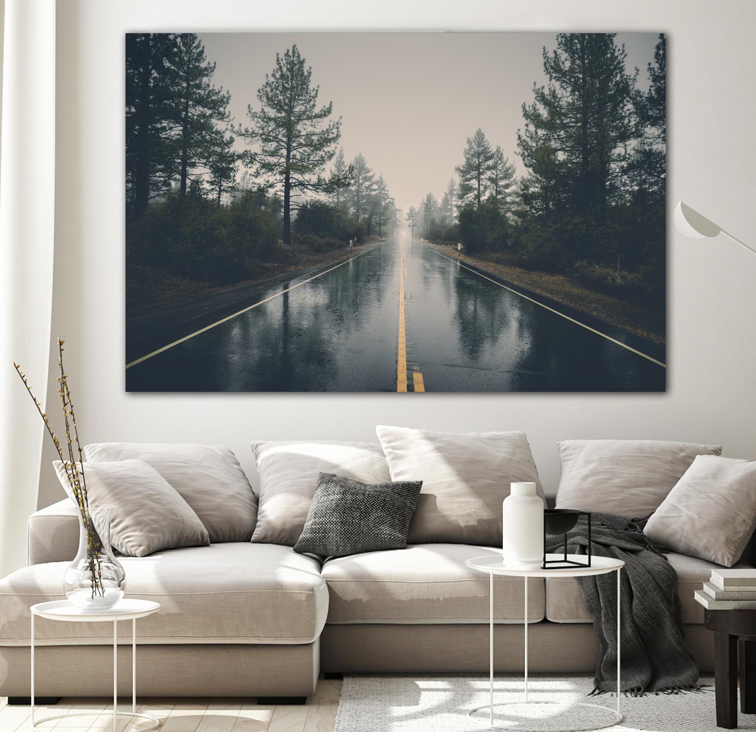 Rainy day by Pexels on GIANT ART - black landscape