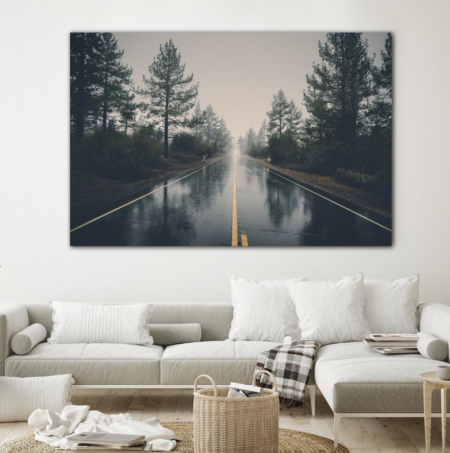 Rainy day by Pexels on GIANT ART - black landscape