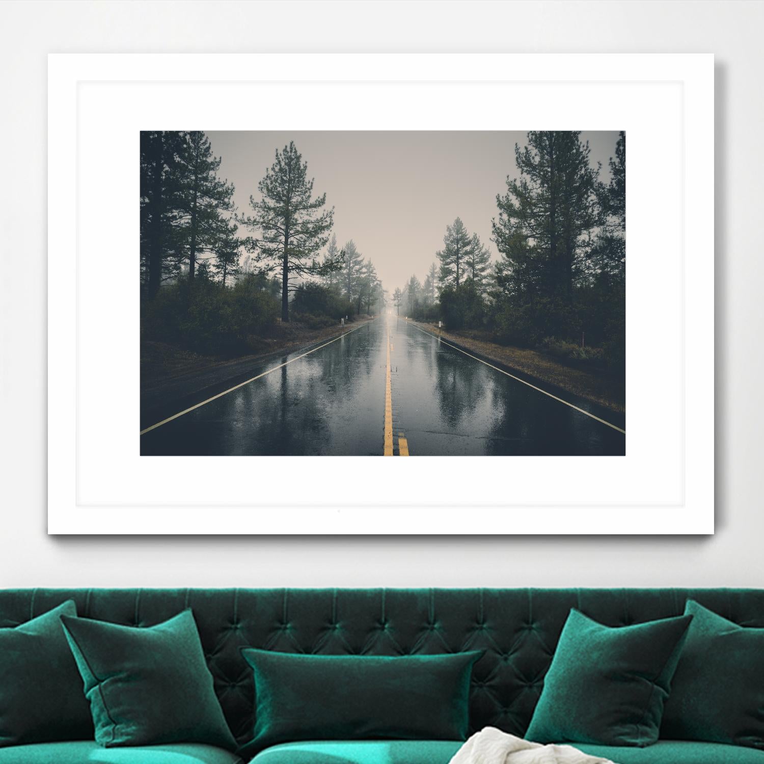 Rainy day by Pexels on GIANT ART - green landscape country