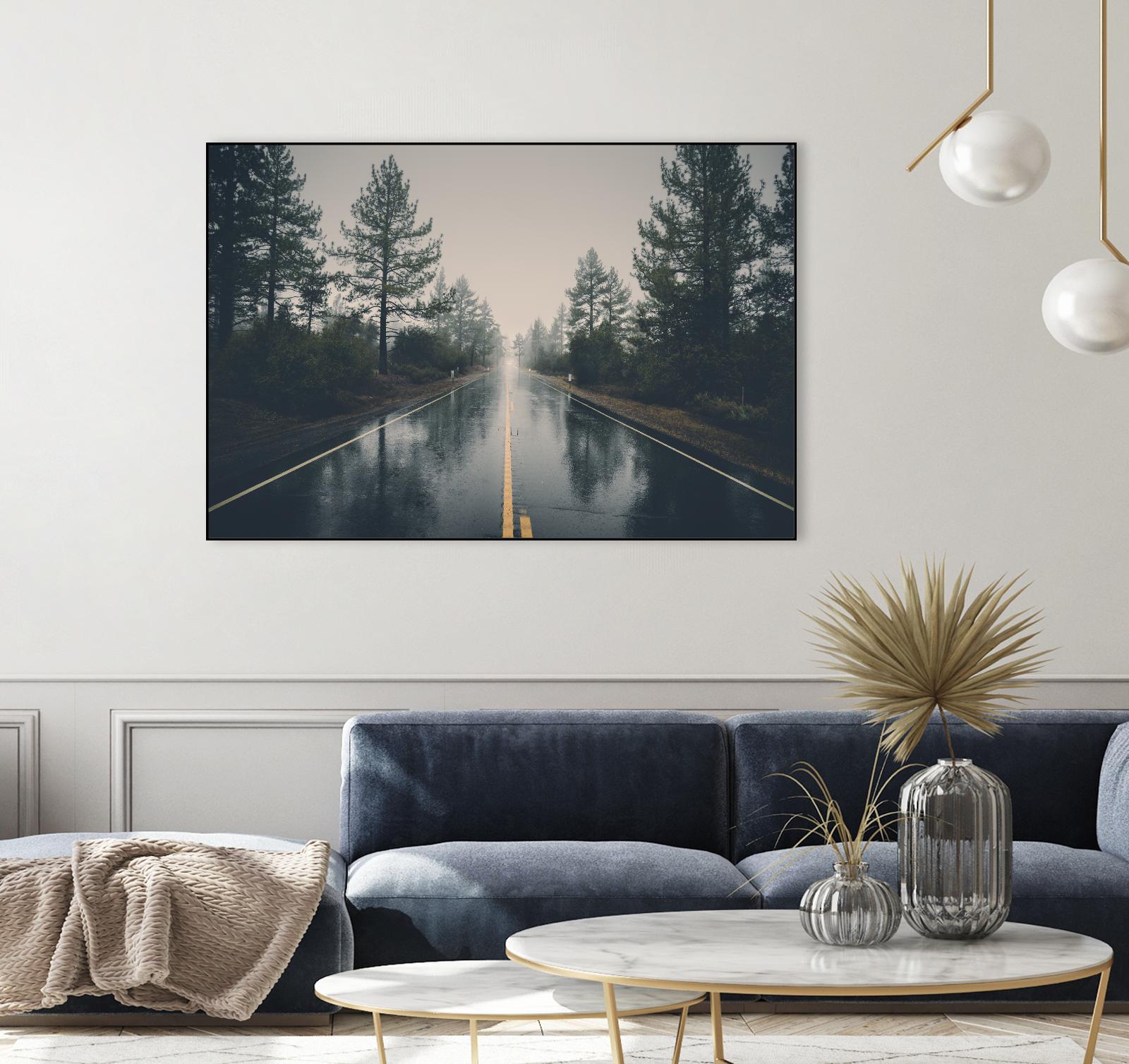 Rainy day by Pexels on GIANT ART - black landscape