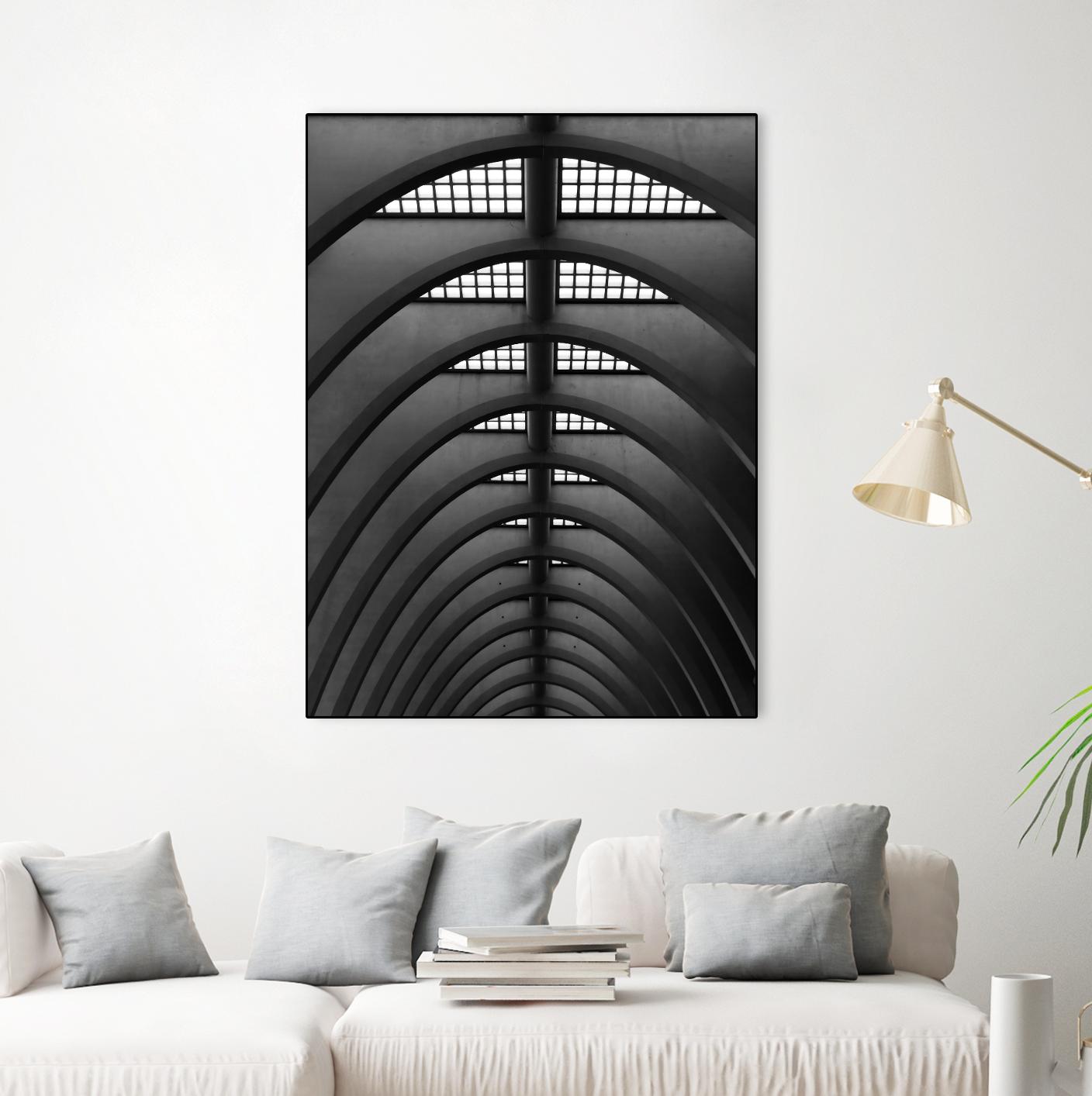 Ceiling by Pexels on GIANT ART - white architectural