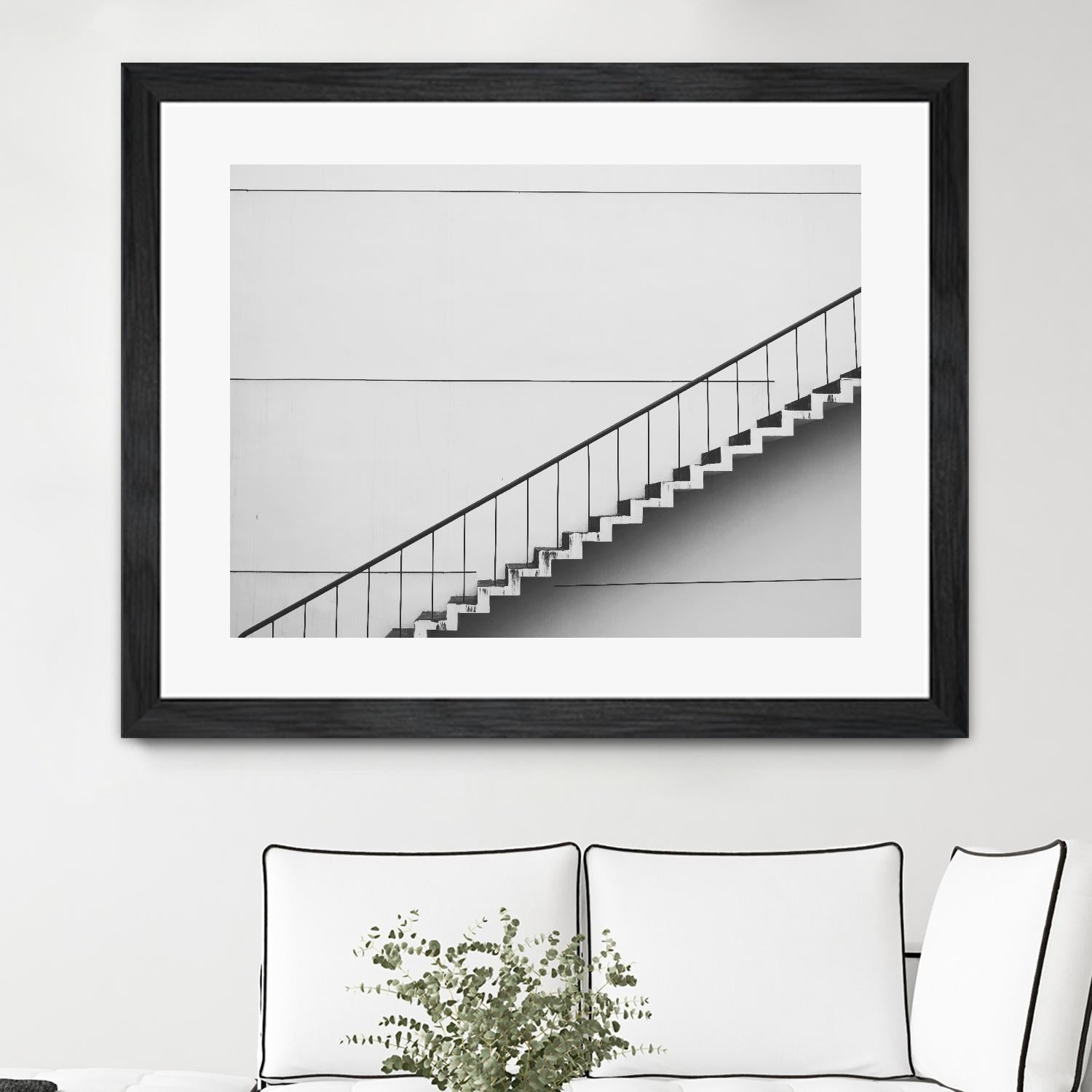 Diagonal Staircase by Pexels on GIANT ART - white photo art