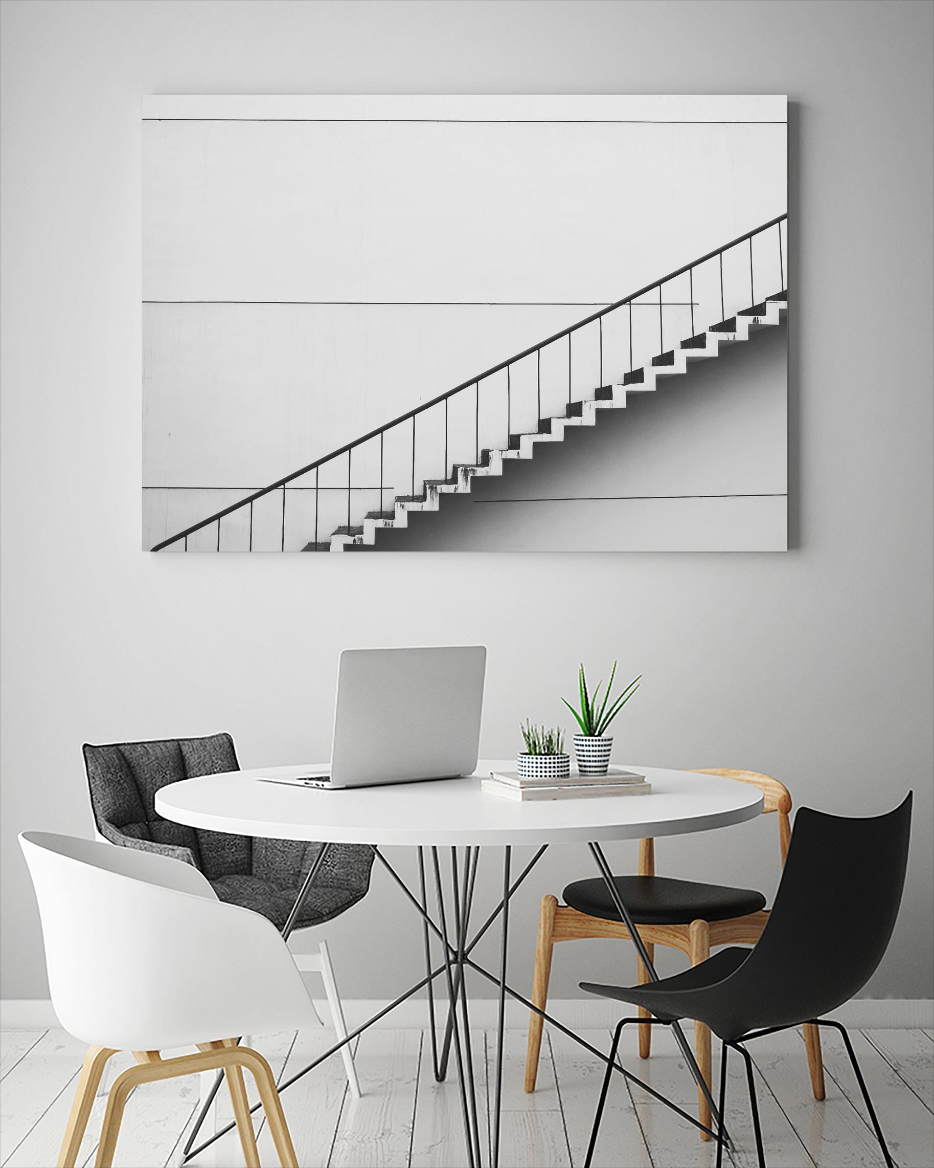 Diagonal Staircase by Pexels on GIANT ART - white photo art