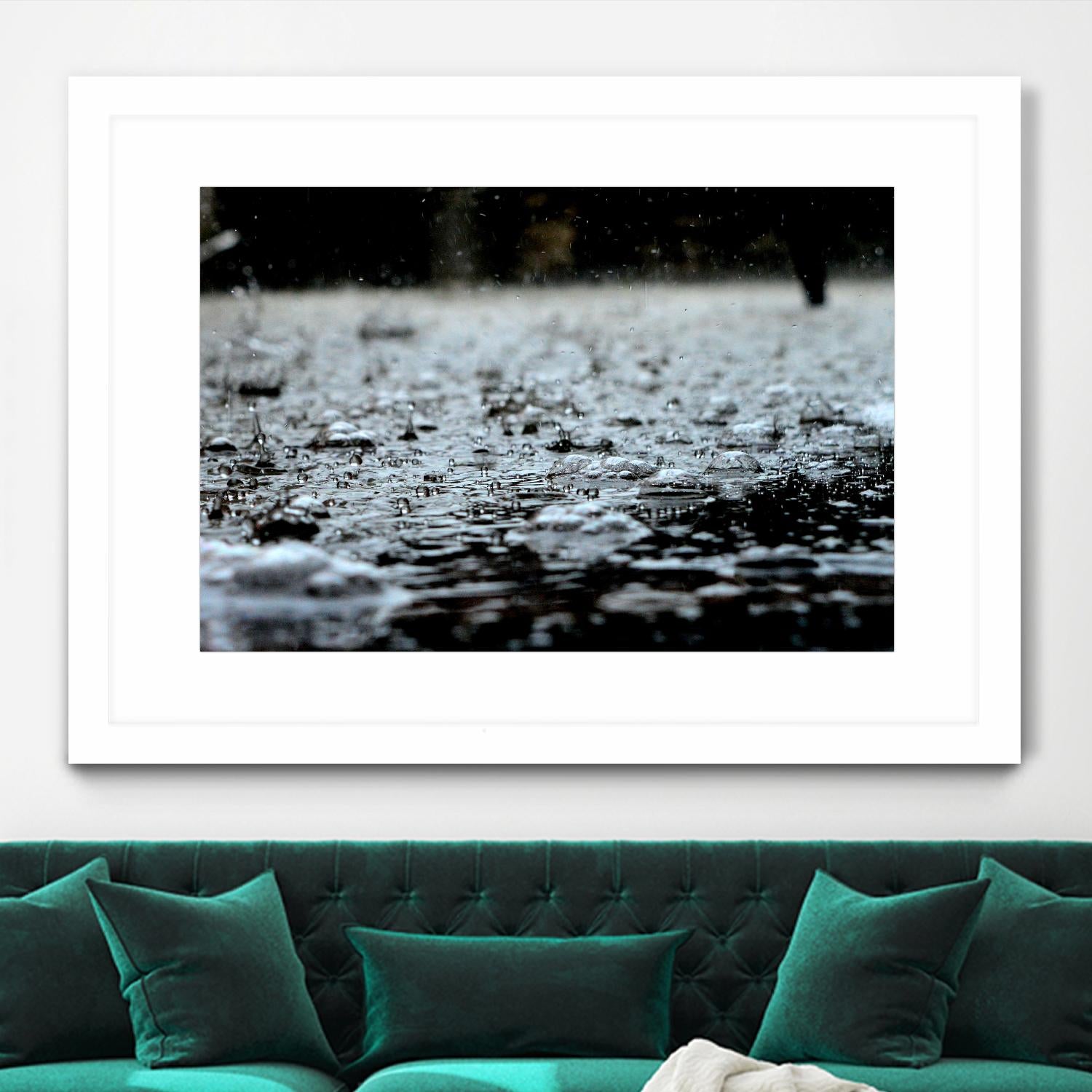 It's raining outside by Pexels on GIANT ART - grey photo art