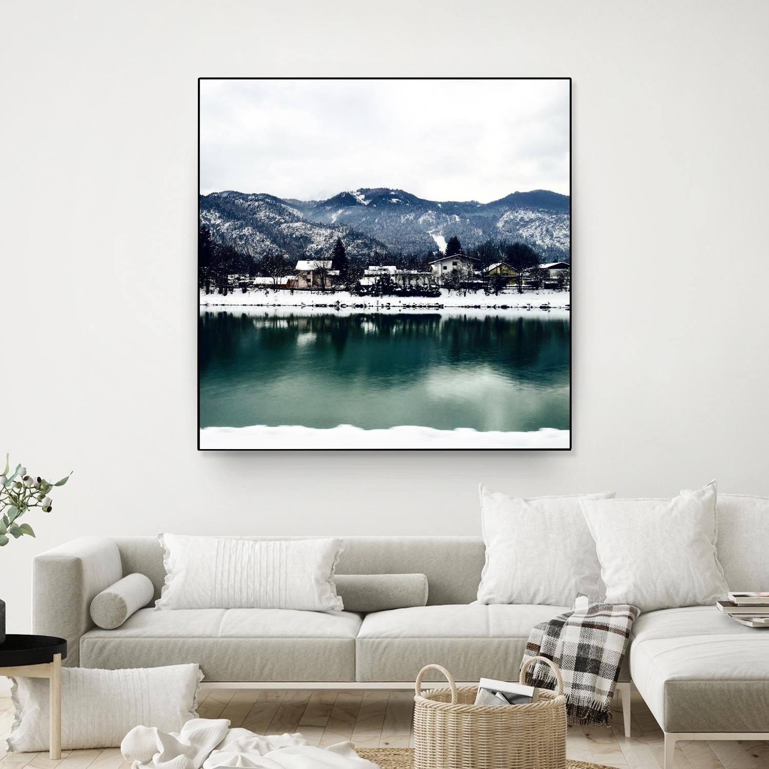 Winter paradise by Pexels on GIANT ART - green landscape