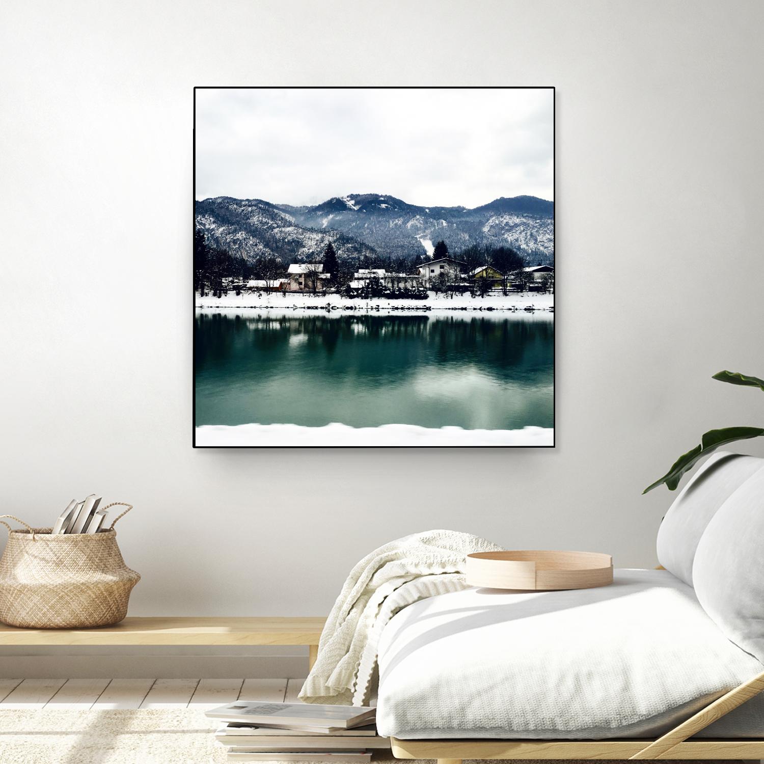 Winter paradise by Pexels on GIANT ART - green landscape