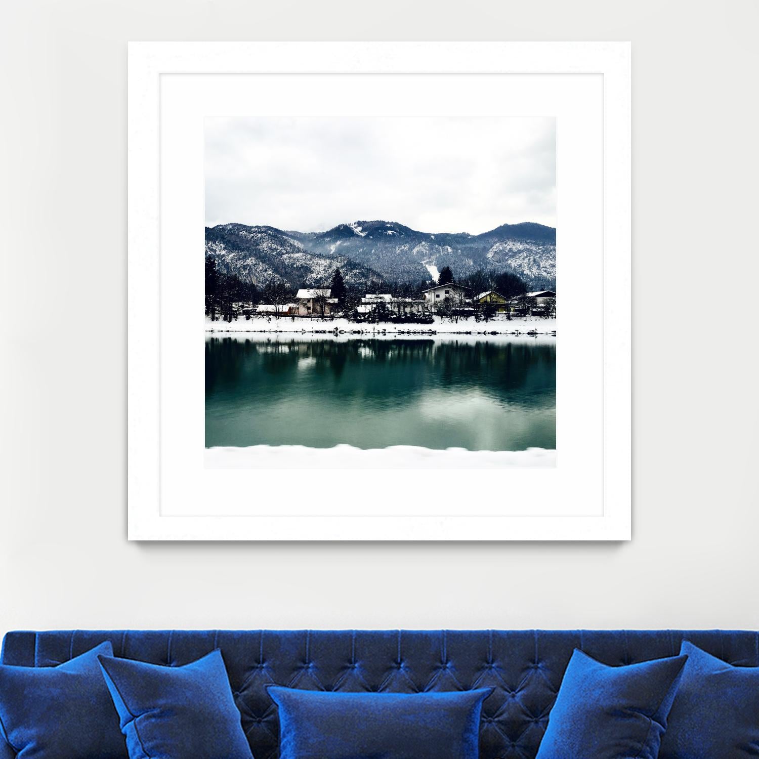 Winter paradise by Pexels on GIANT ART - green landscape