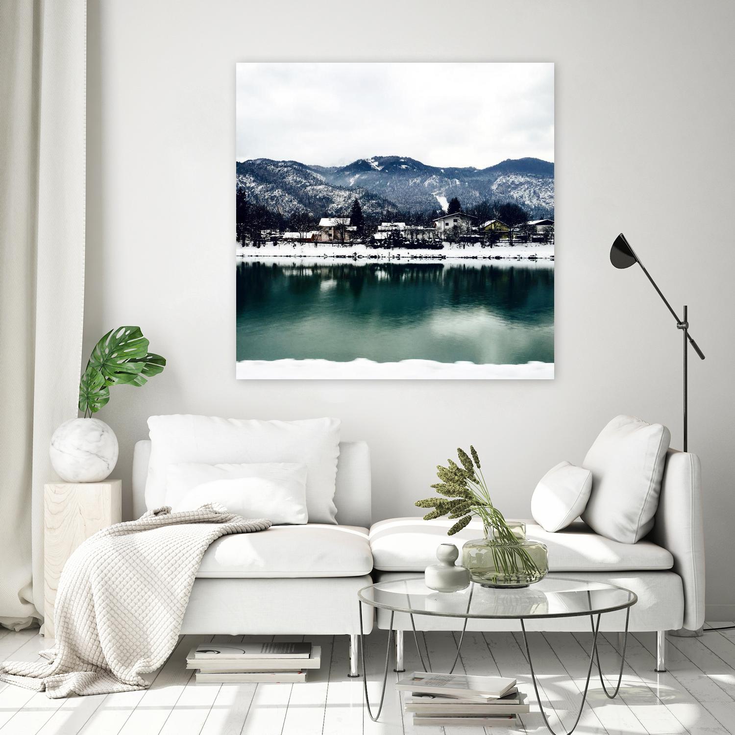 Winter paradise by Pexels on GIANT ART - green landscape