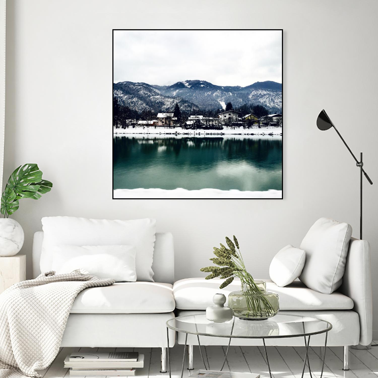 Winter paradise by Pexels on GIANT ART - green landscape