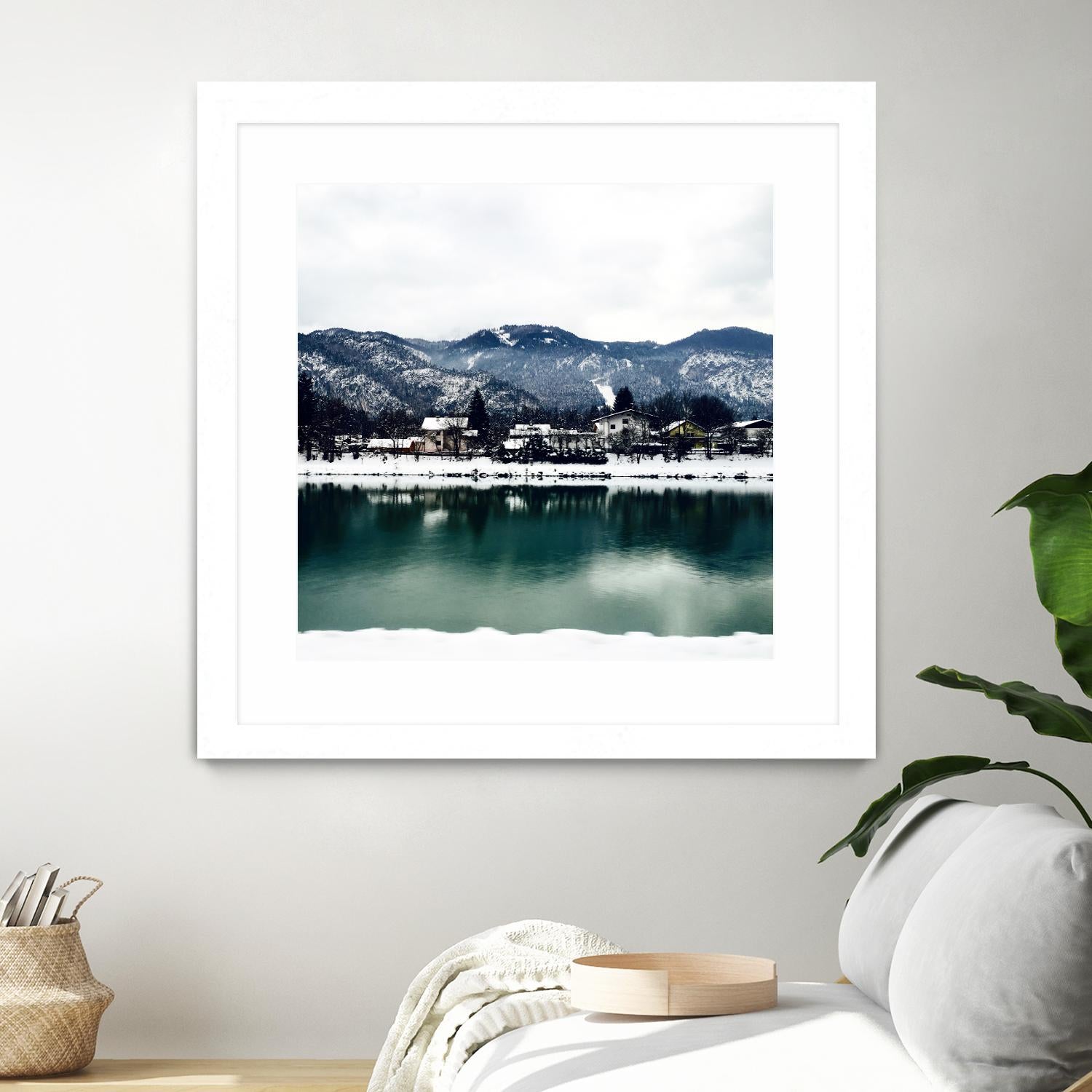 Winter paradise by Pexels on GIANT ART - green landscape