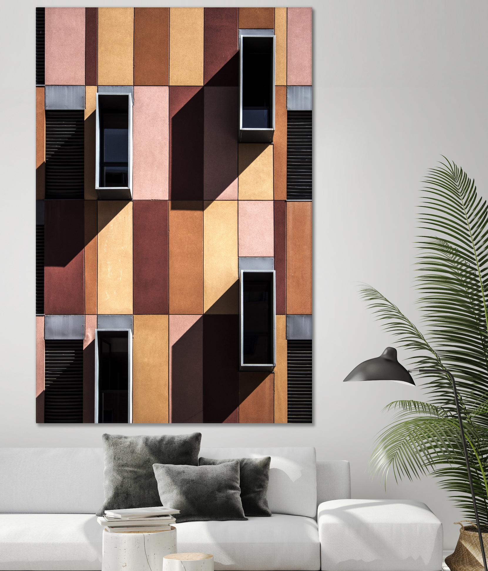 Façade IX by Pexels on GIANT ART - black architectural