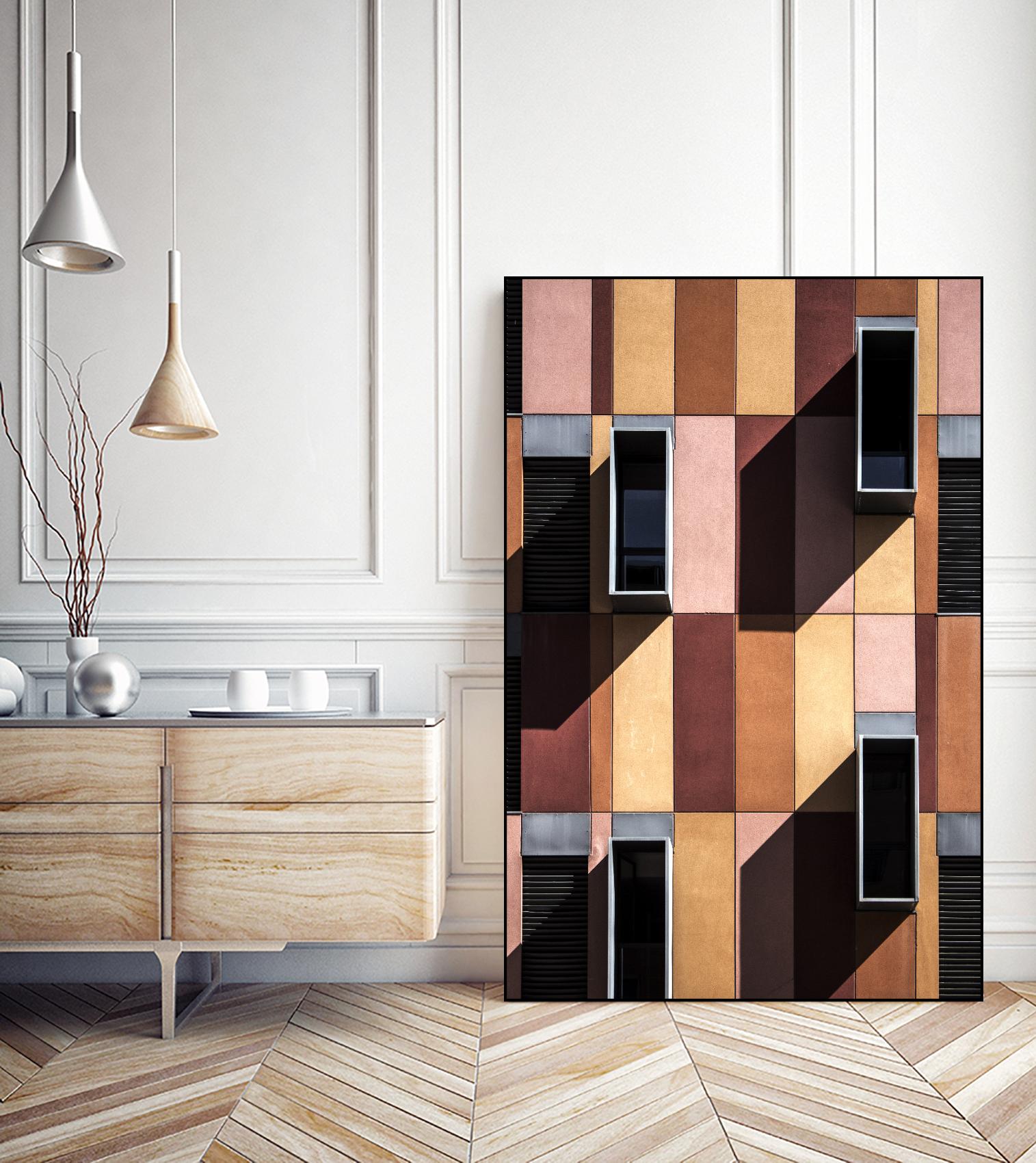 Façade IX by Pexels on GIANT ART - black architectural