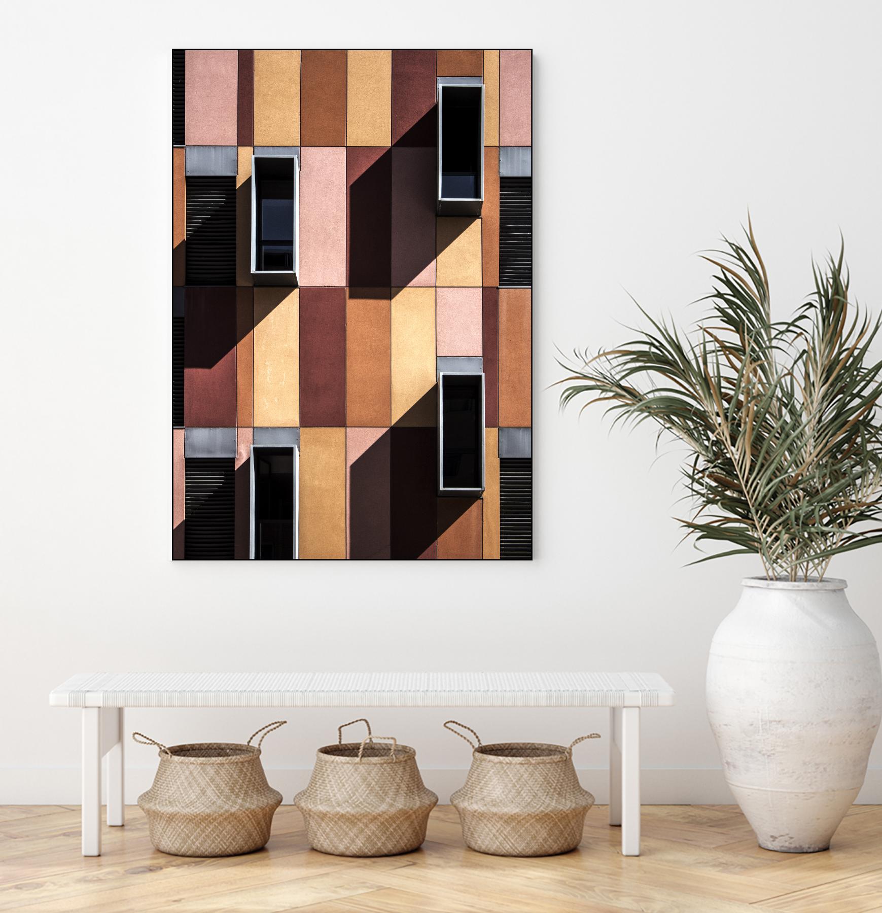 Façade IX by Pexels on GIANT ART - black architectural