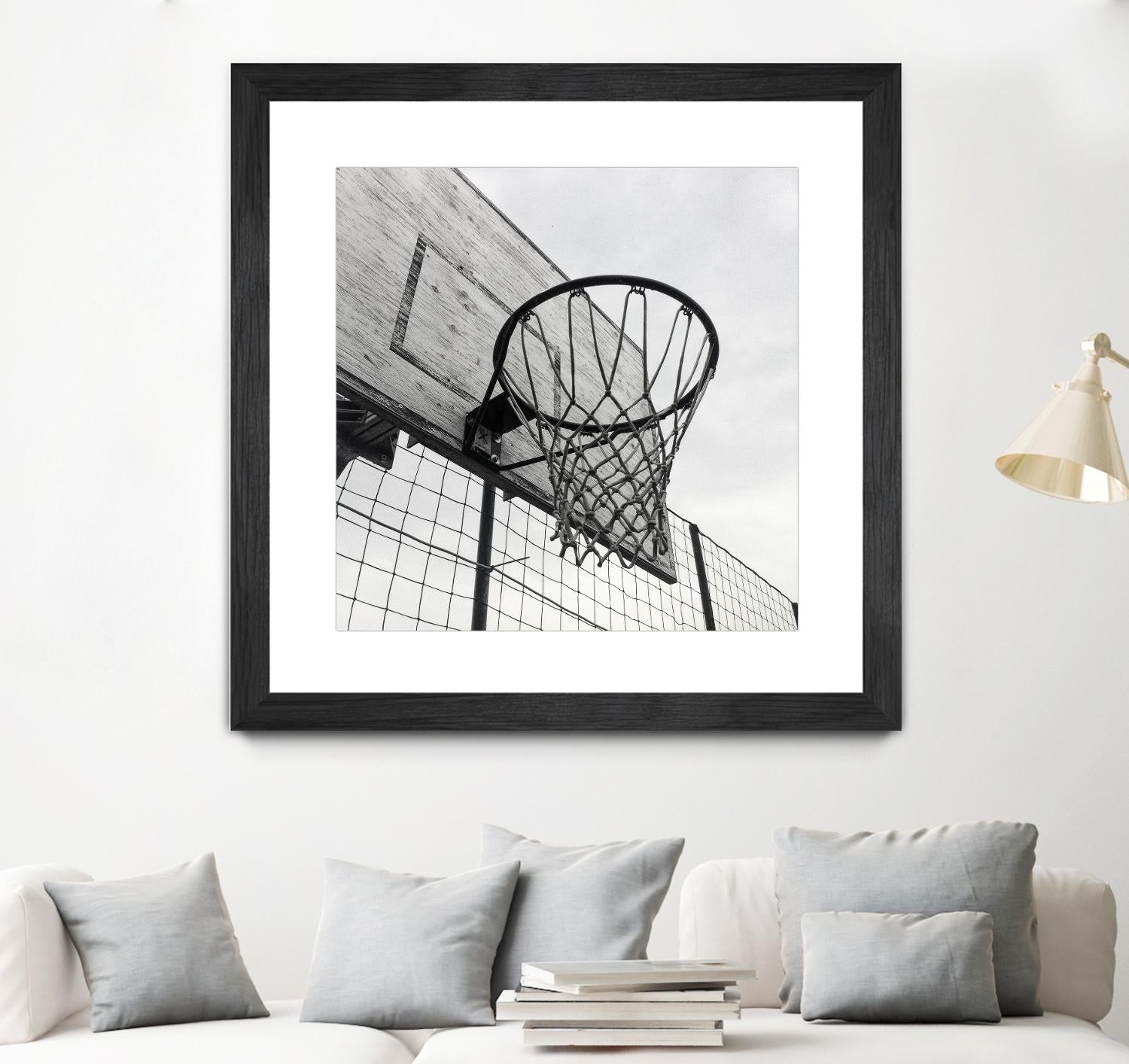 Basket Hoop by Pexels on GIANT ART - black sport