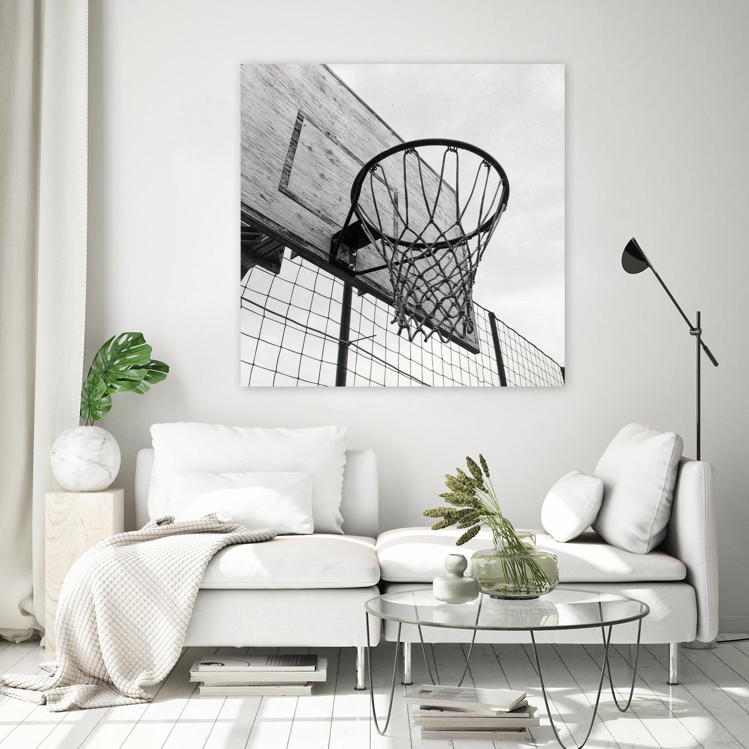 Basket Hoop by Pexels on GIANT ART - black sport