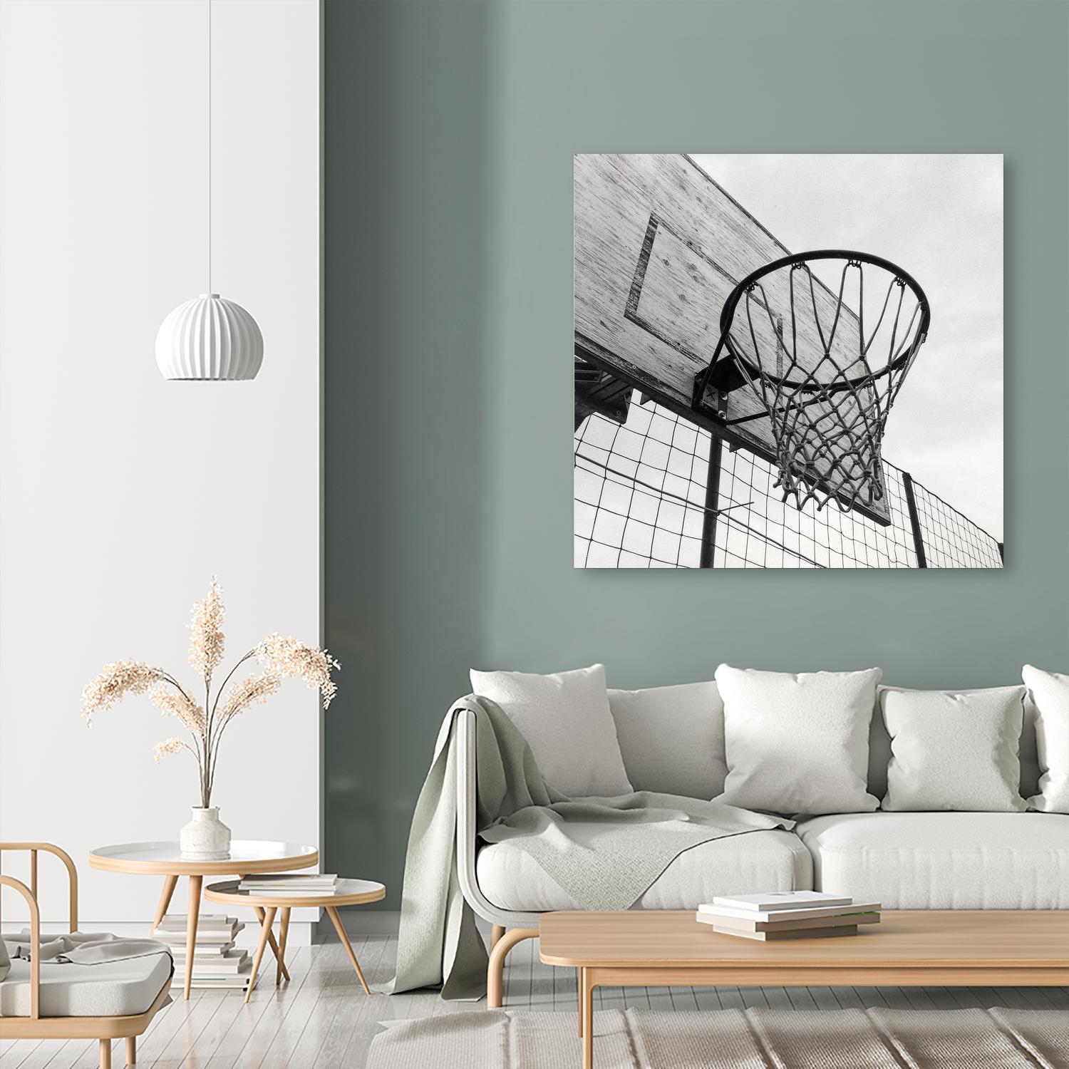 Basket Hoop by Pexels on GIANT ART - black sport