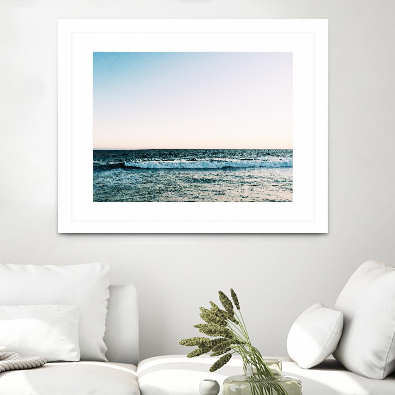 Ocean by Pexels on GIANT ART - white sea scene