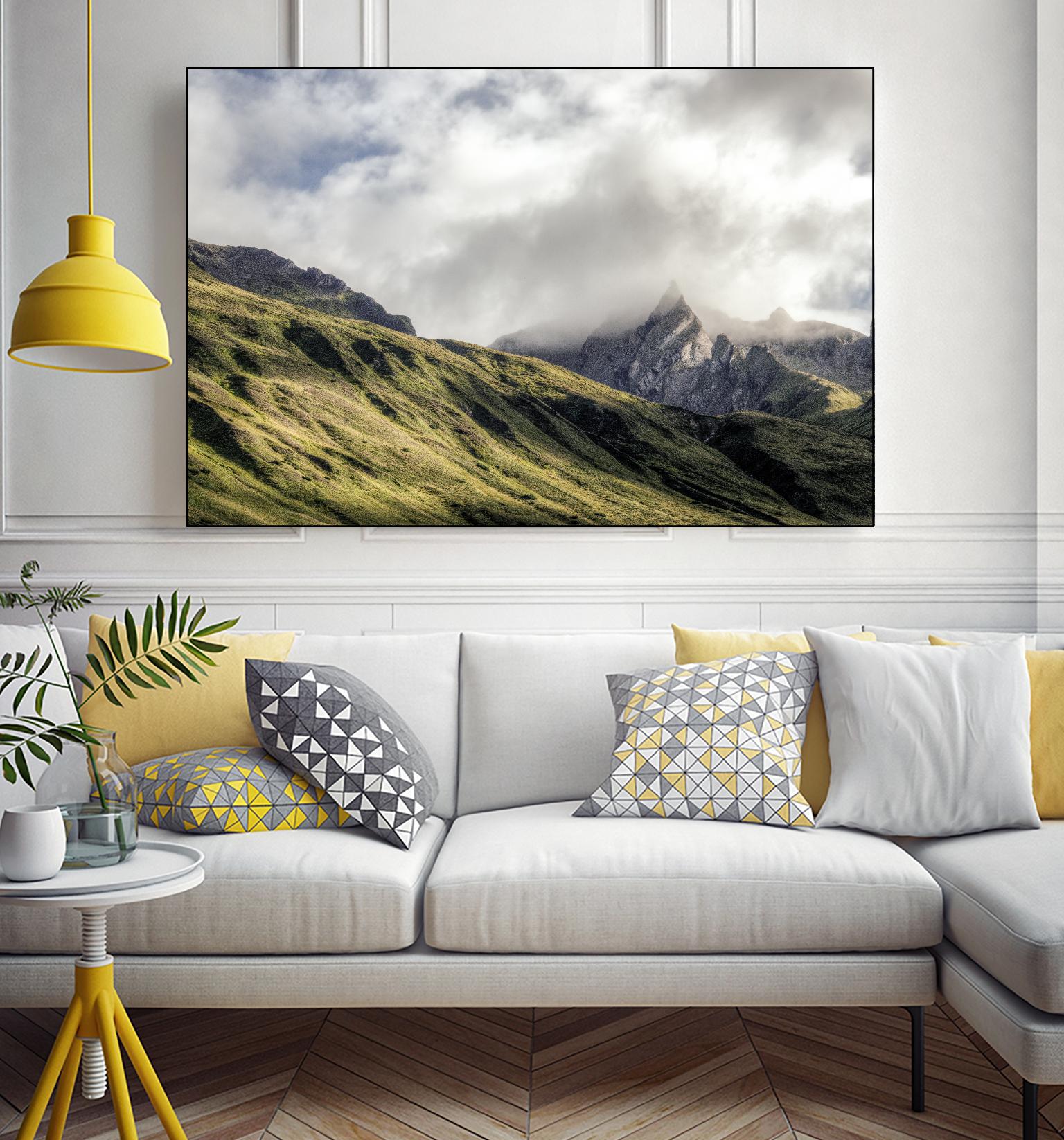 Green landscape by Pexels on GIANT ART - white landscape