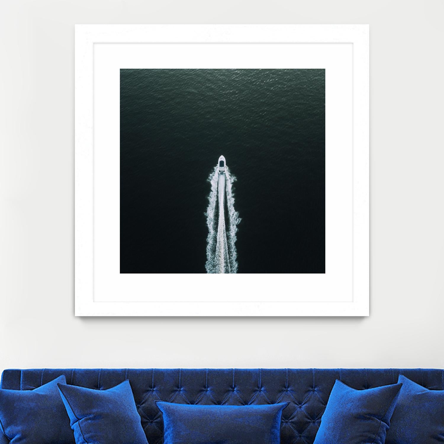 Row your boat by Pexels on GIANT ART - black nautical