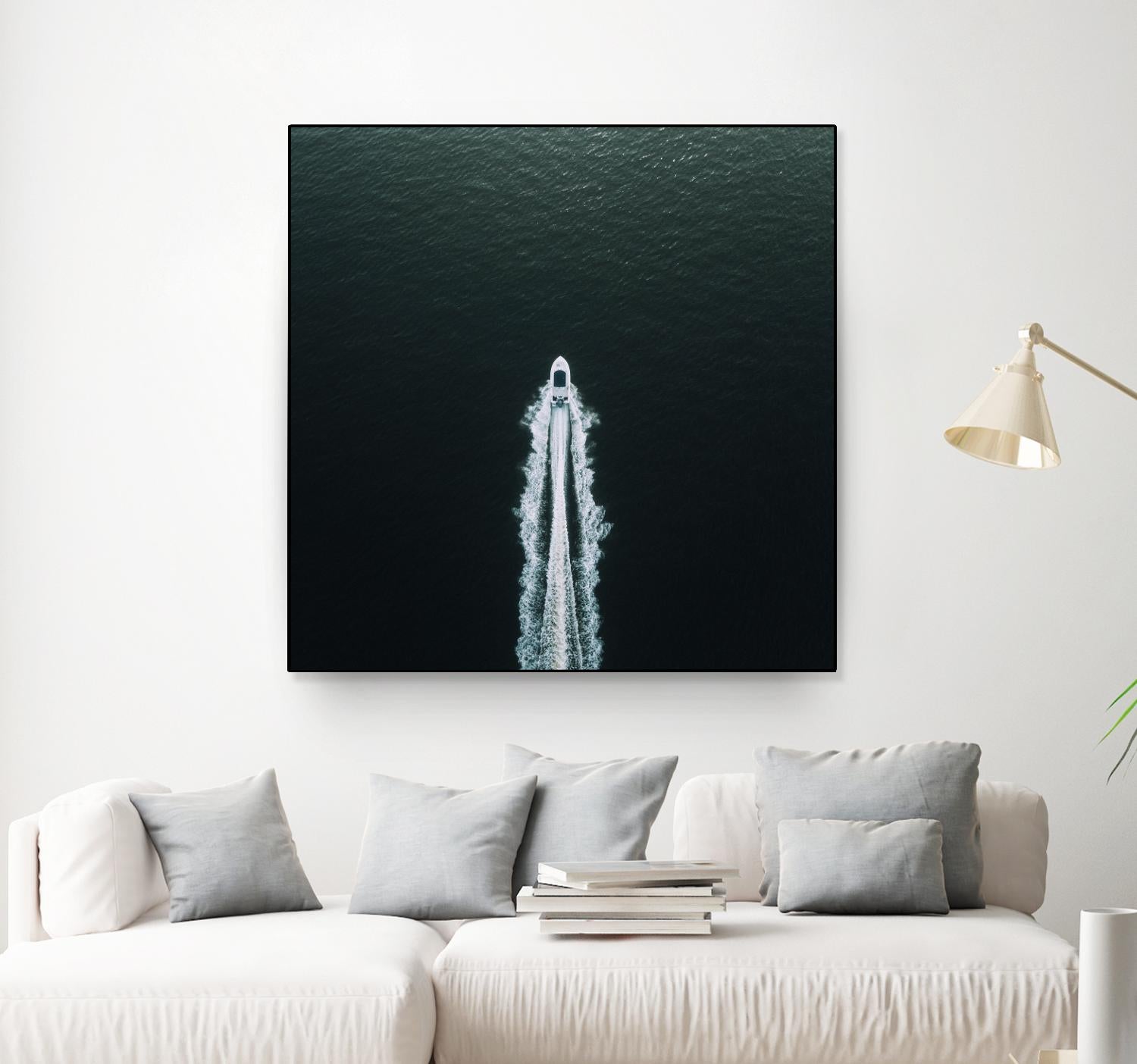 Row your boat by Pexels on GIANT ART - black nautical