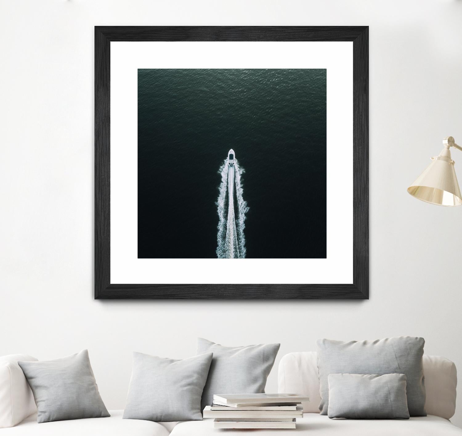 Row your boat by Pexels on GIANT ART - black nautical