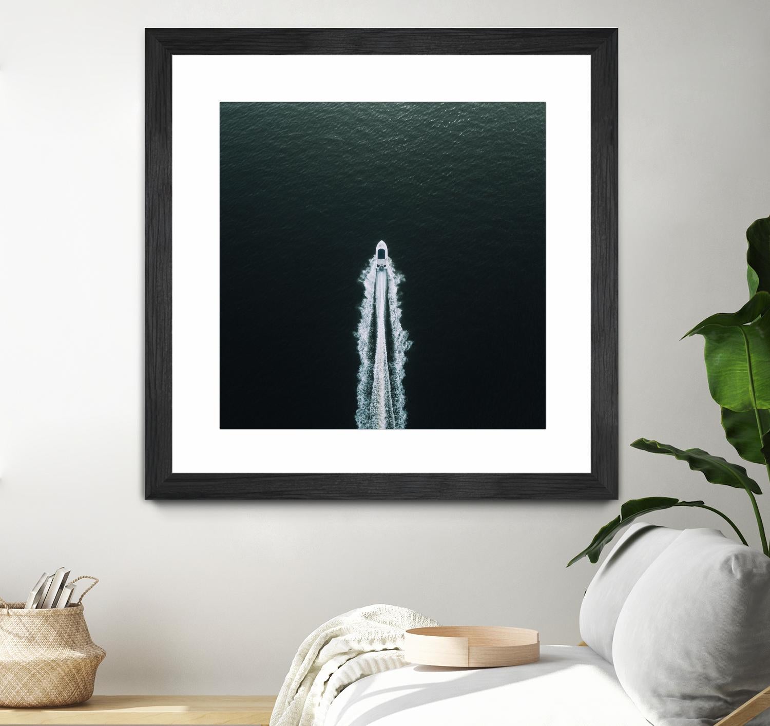 Row your boat by Pexels on GIANT ART - black nautical