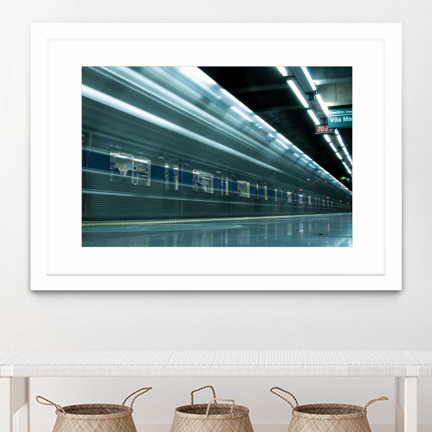 Fast Metro by Pexels on GIANT ART - white photo art