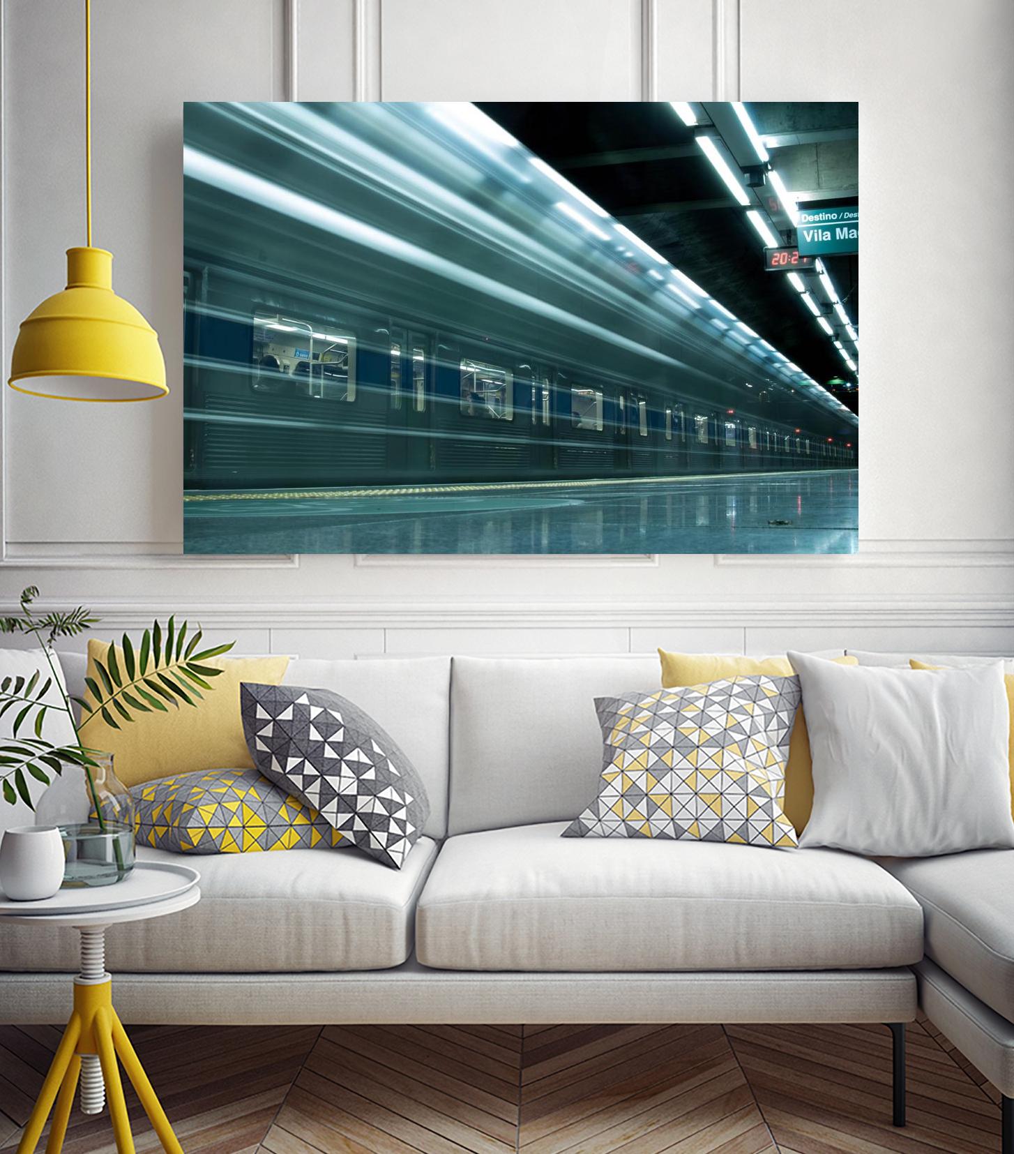 Fast Metro by Pexels on GIANT ART - white photo art