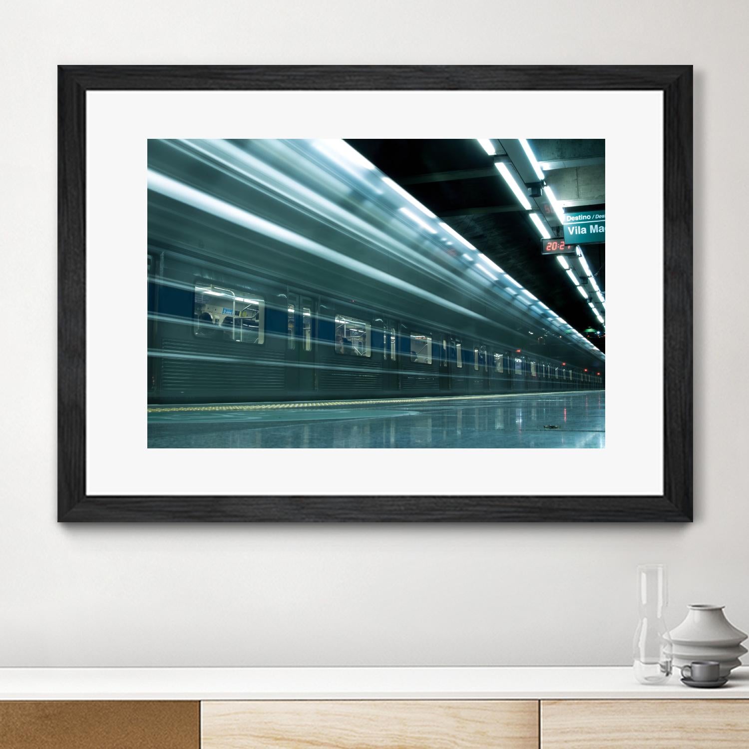 Fast Metro by Pexels on GIANT ART - white photo art