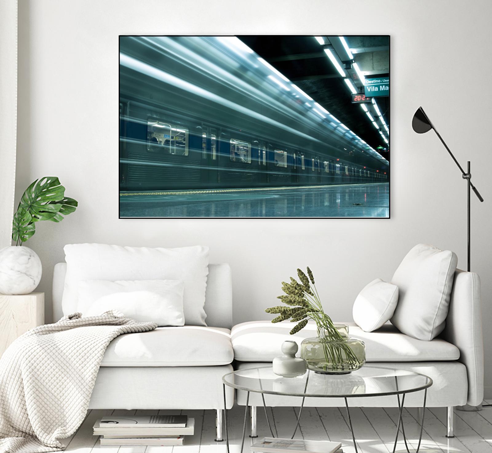Fast Metro by Pexels on GIANT ART - white photo art