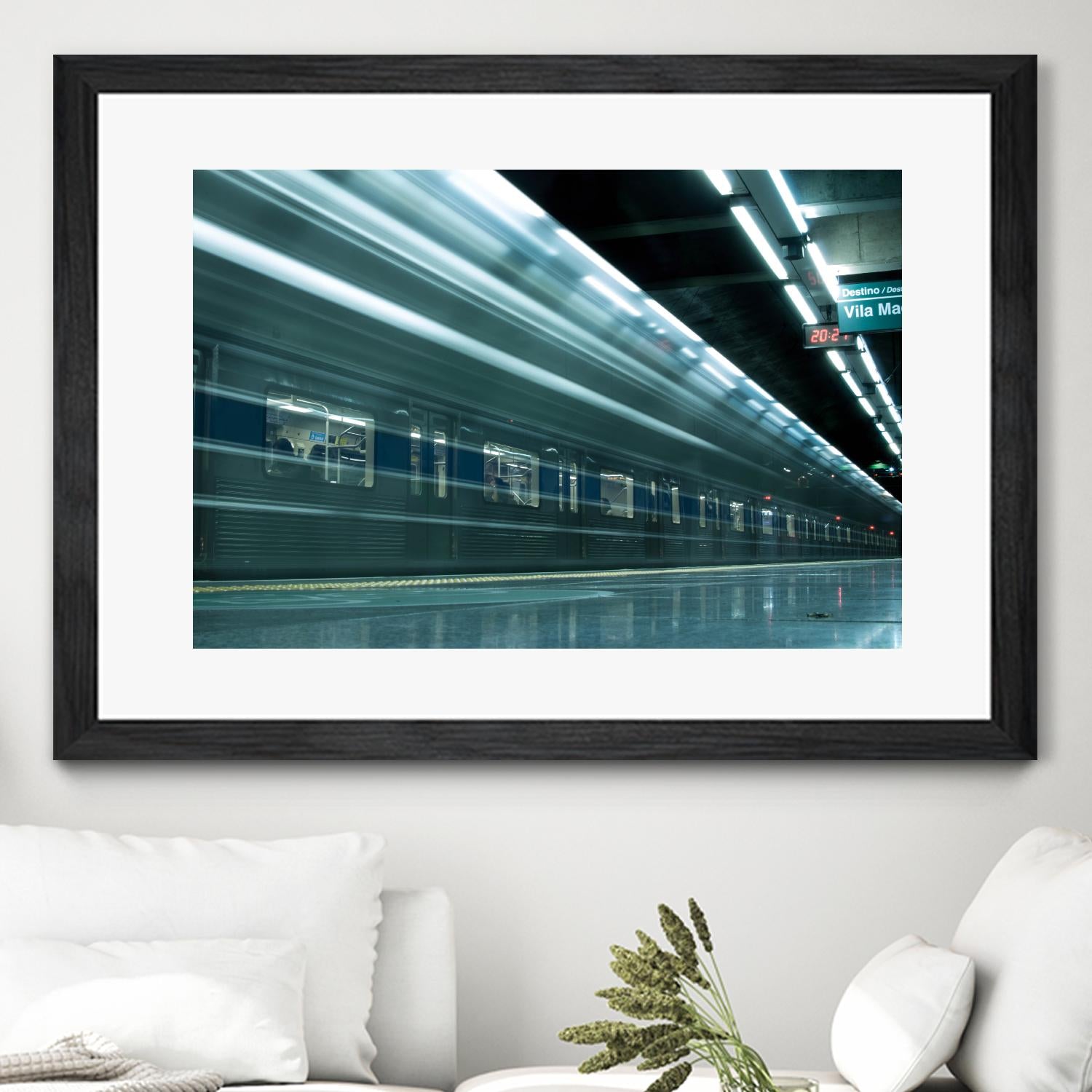 Fast Metro by Pexels on GIANT ART - white photo art