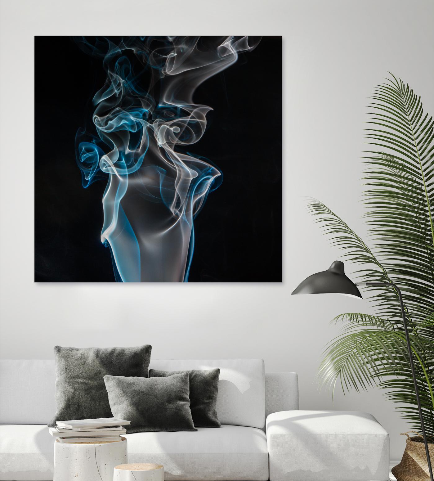 Blue smoke by Pexels on GIANT ART - blue photo art
