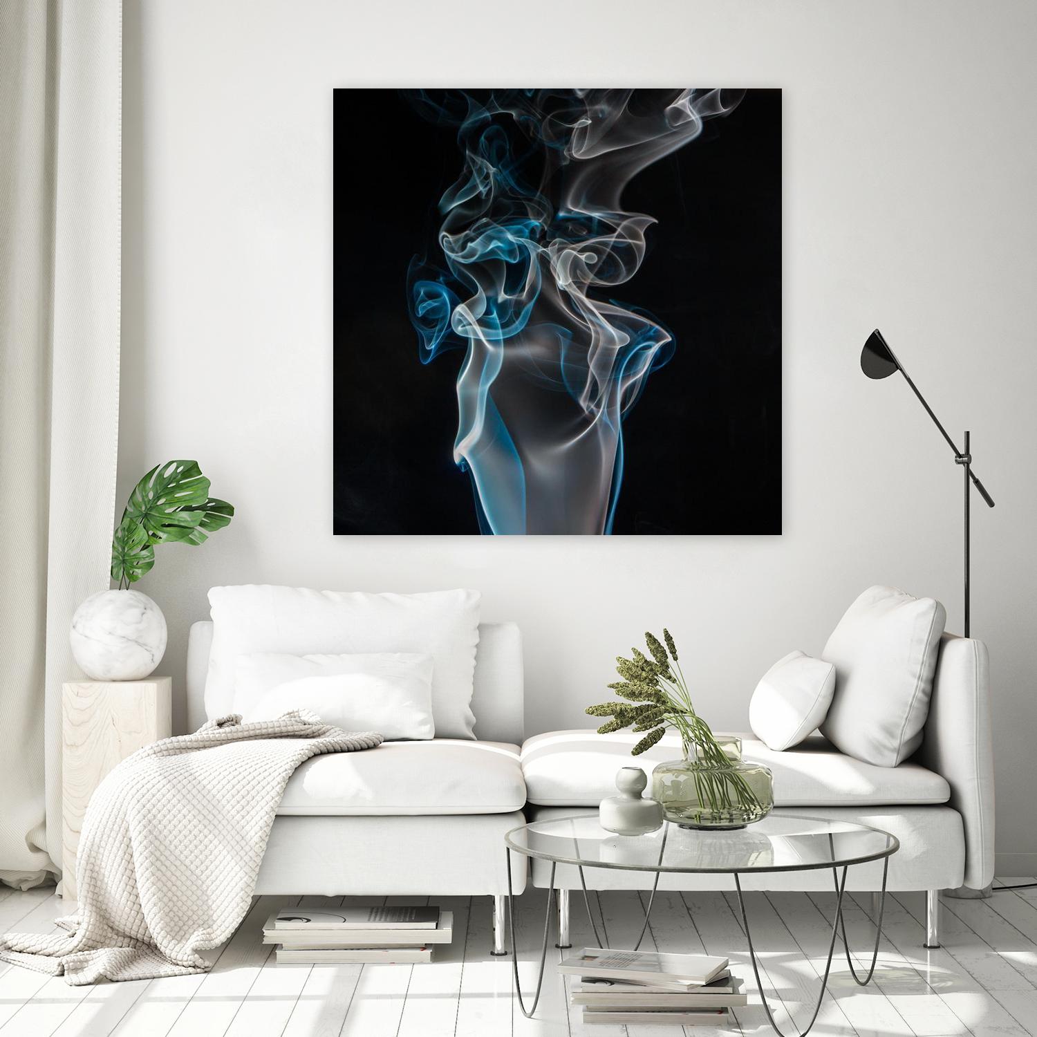 Blue smoke by Pexels on GIANT ART - blue photo art